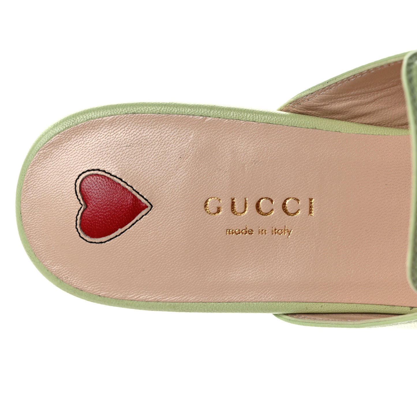 Malaga Kid Womens Princetown Slippers 38.5 Pistachio Green
