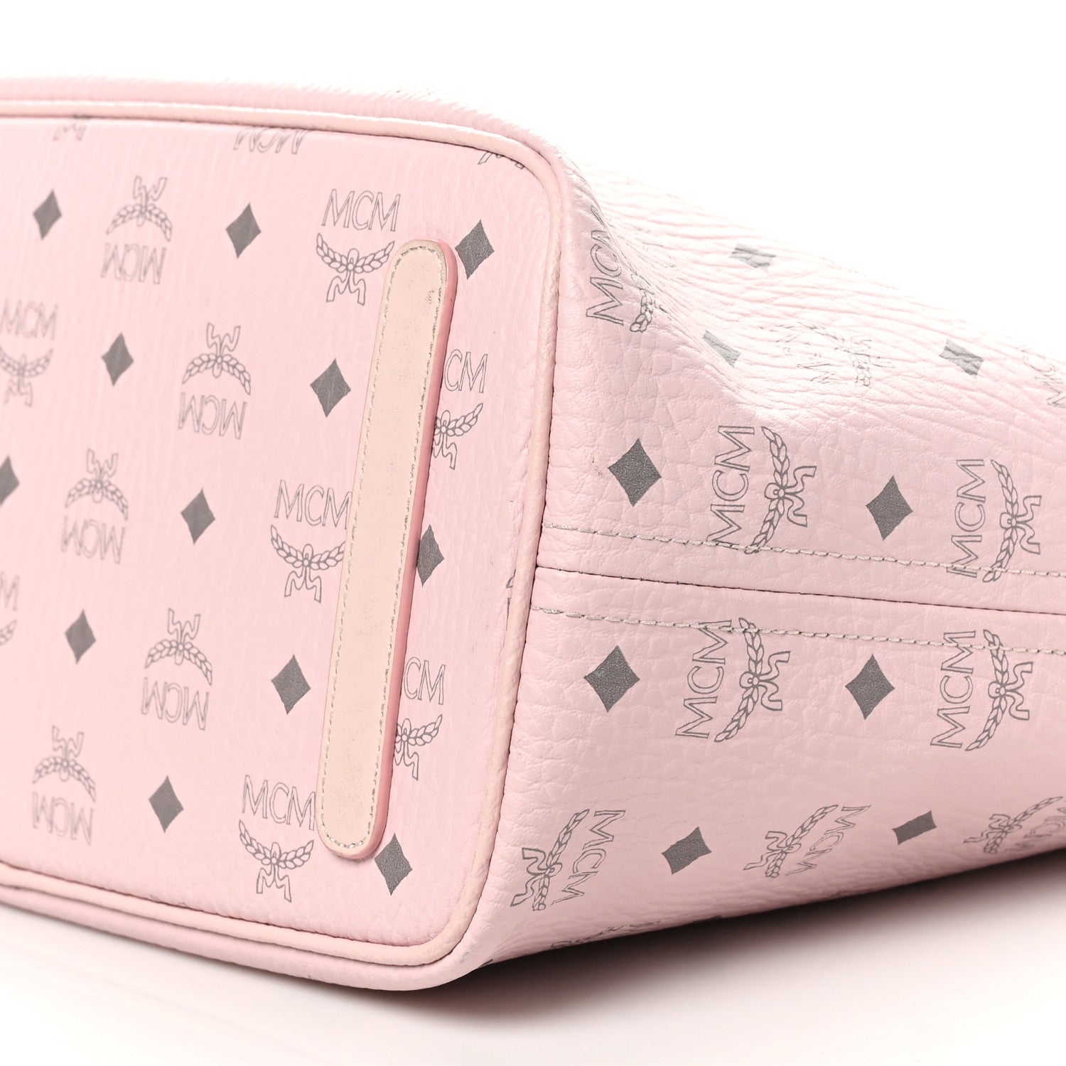 MCM Visetos Aren Tote Powder Pink 9 of 10