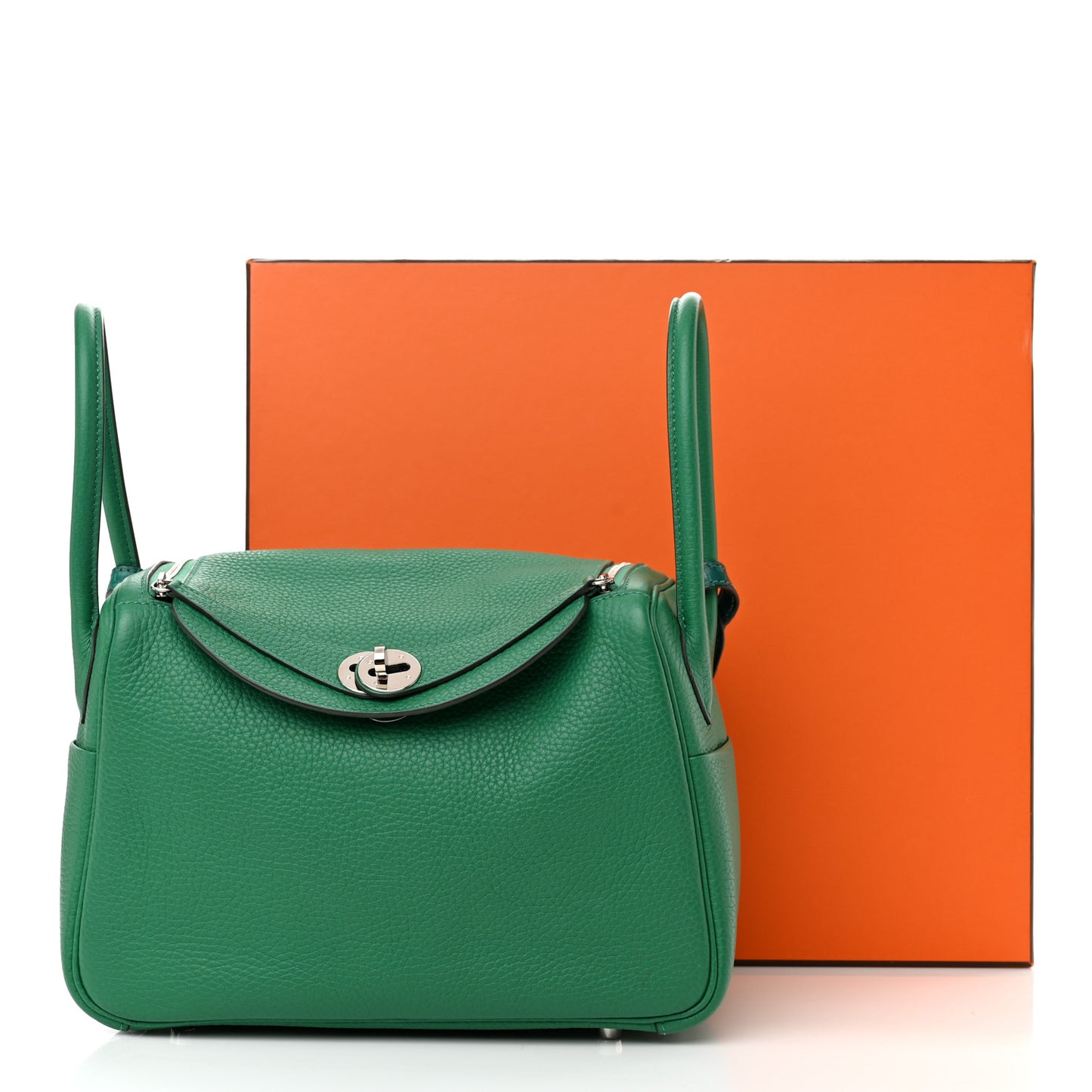 Taurillon Clemence Matte Niloticus Crocodile Touch Lindy 26 Menthe
