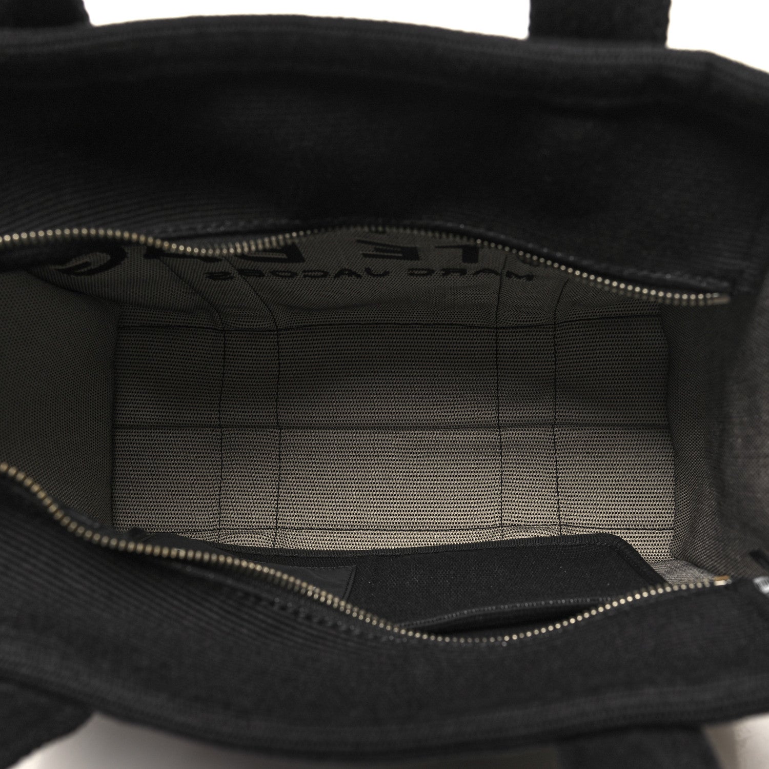 Marc Jacobs Cotton Canvas Medium The Jacquard Tote Bag Black 5 of 8