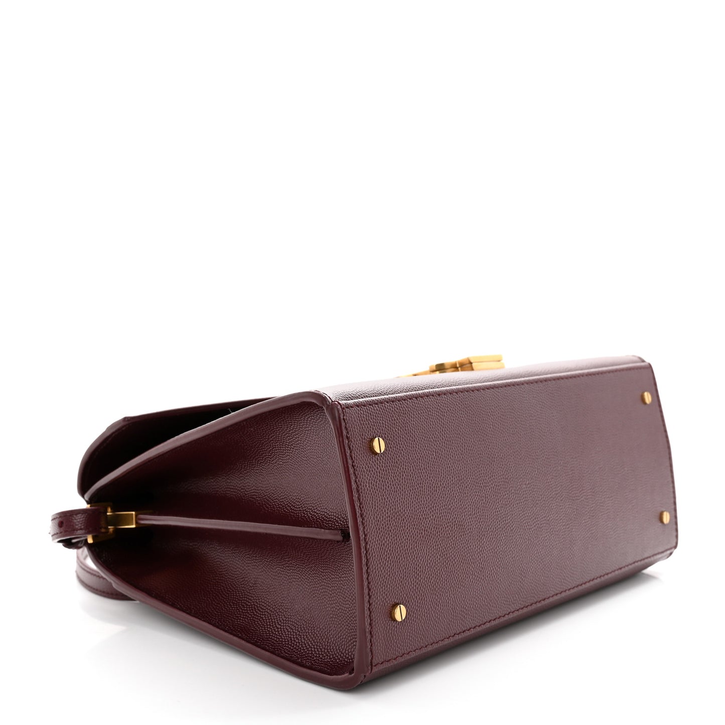 Grain de Poudre Medium Classic Monogram Cassandra Top Handle Rouge Legion