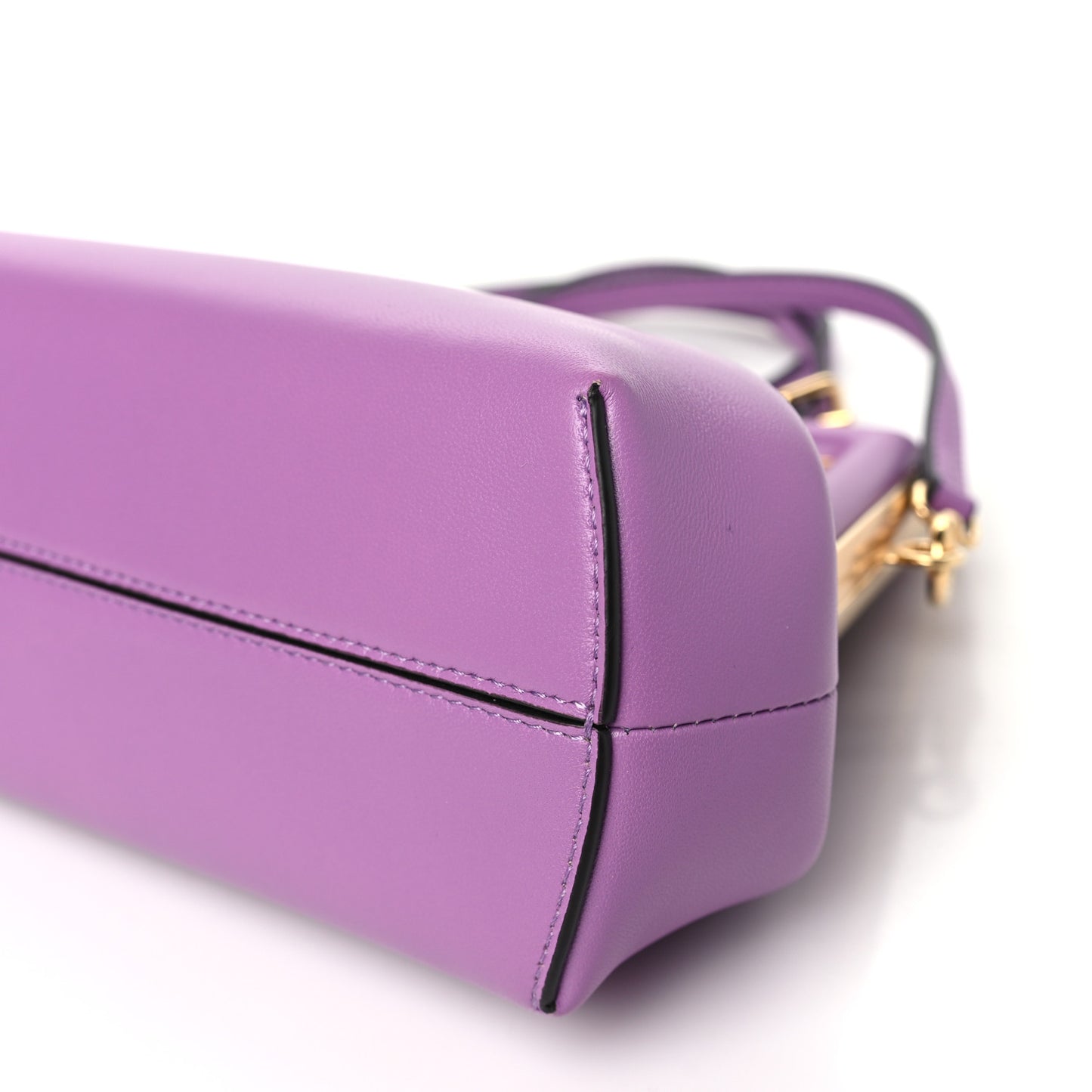 Shiny Nappa Small Fendi First Agapanto
