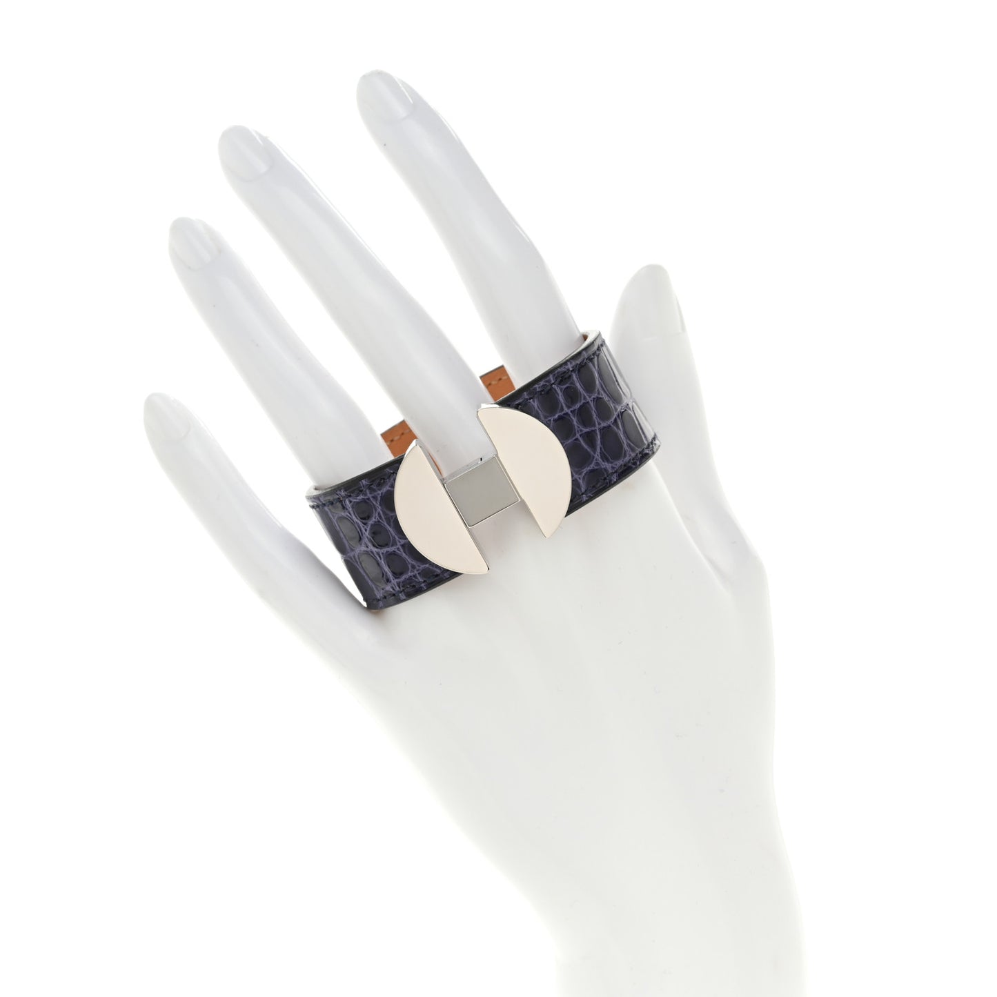Shiny Alligator 2002 Bracelet T2 Bleu Encre