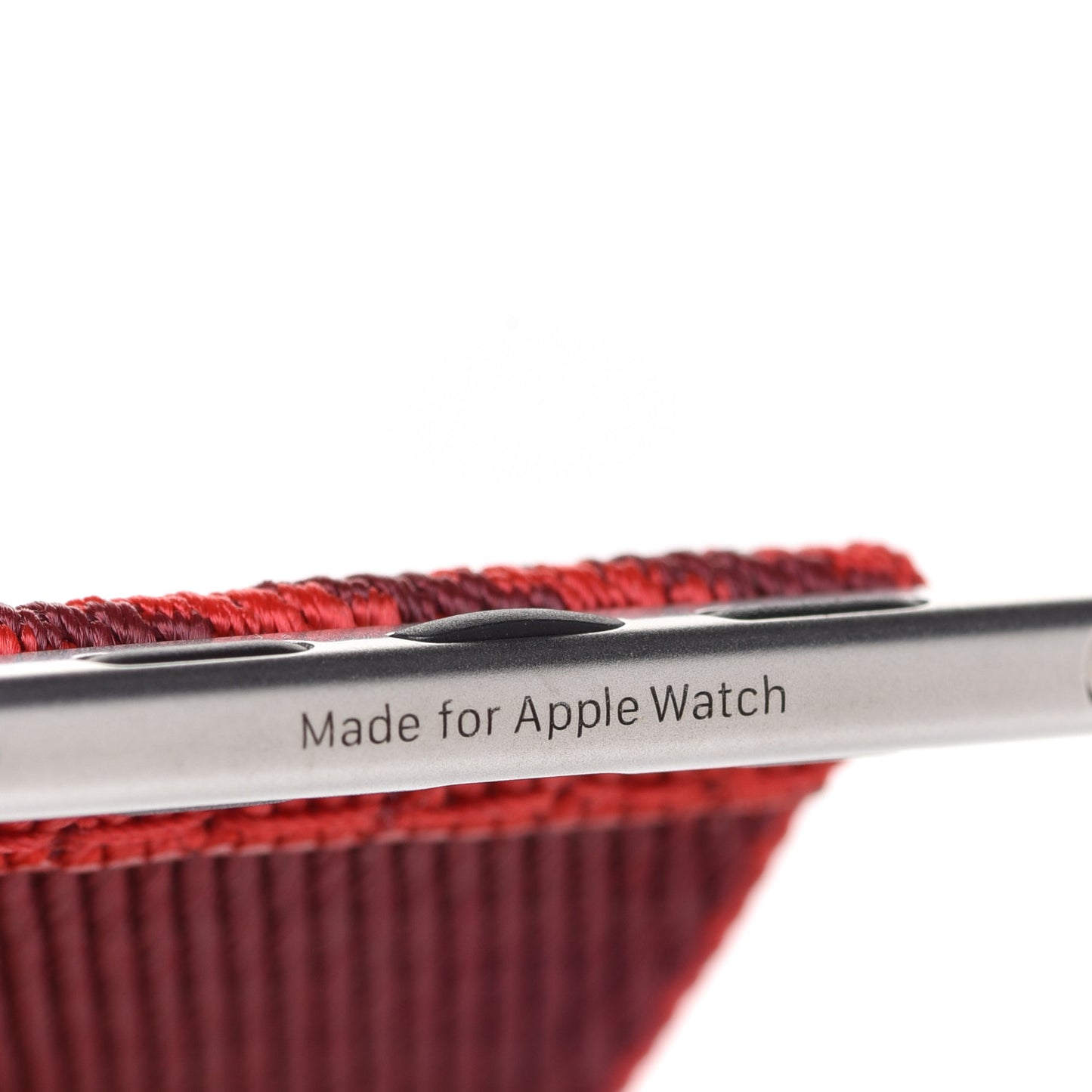 Nylon Weave Apple Watch Single Tour Band 40mm Rouge De Coeur Rouge H