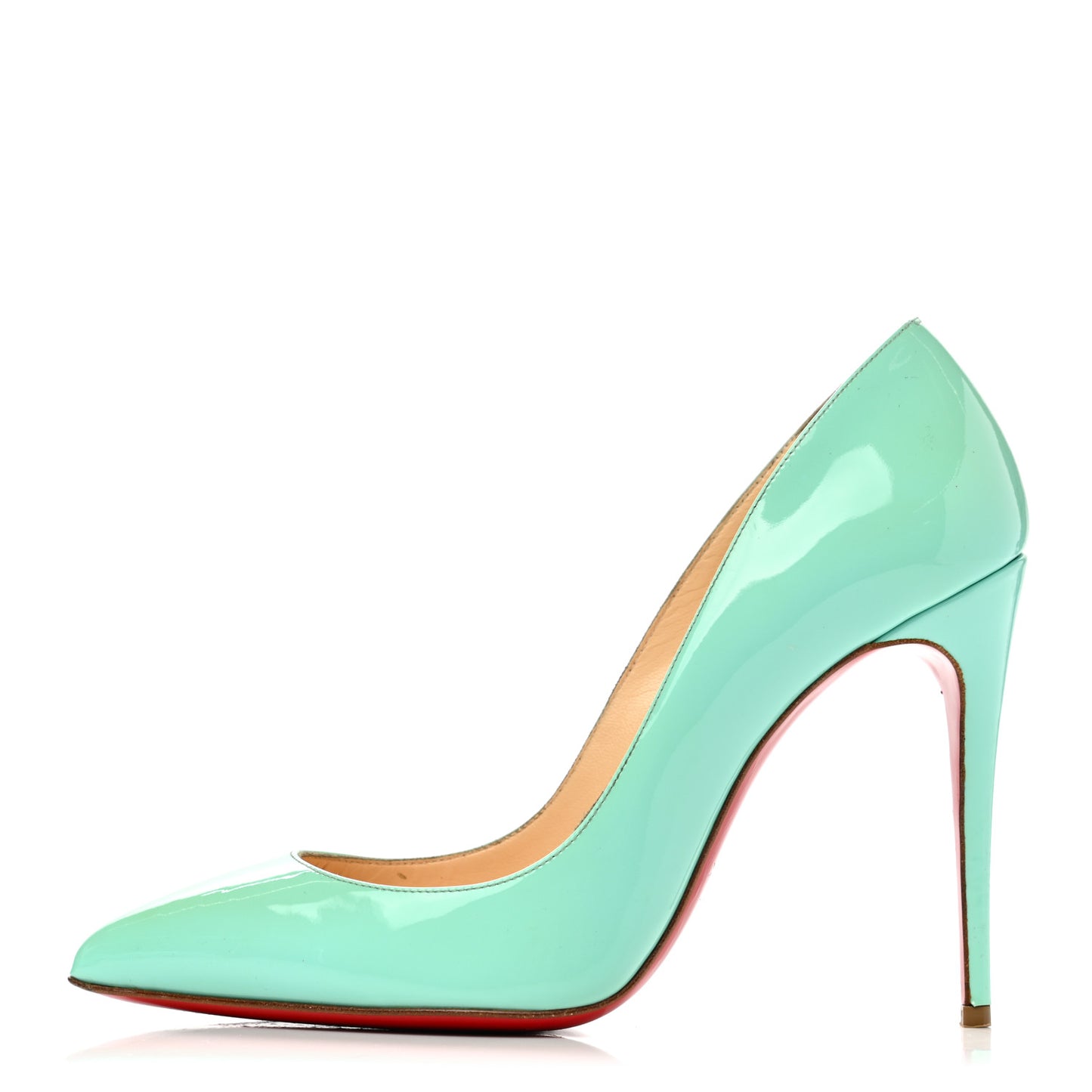 Patent Pigalle Follies 100 Pumps 37 Opaline
