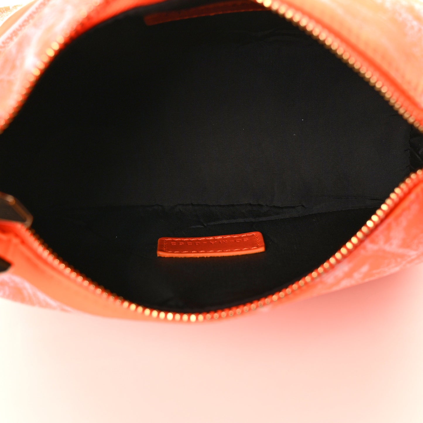Technical Fabric Toile De Jouy DiorTravel Nomad Pouch Orange