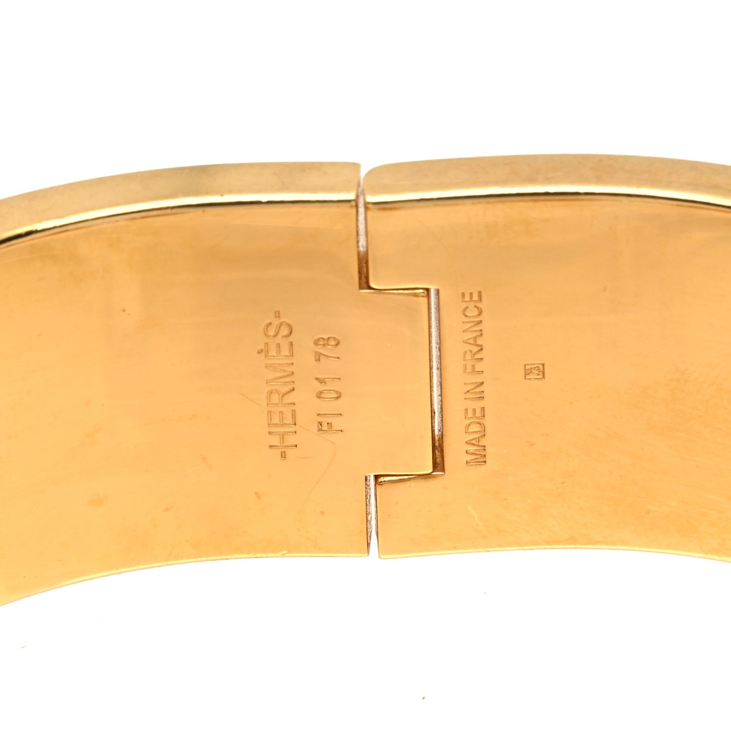 Enamel Wide Clic Clac H Bracelet PM Black