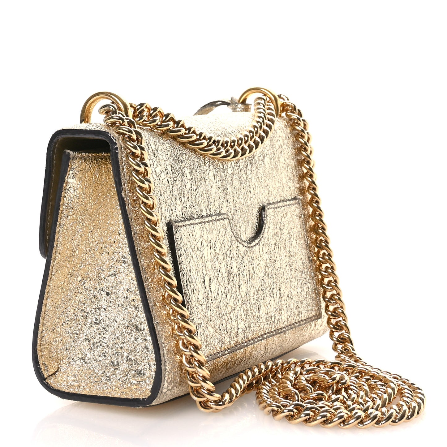 Galassia Small Padlock Shoulder Bag Platino