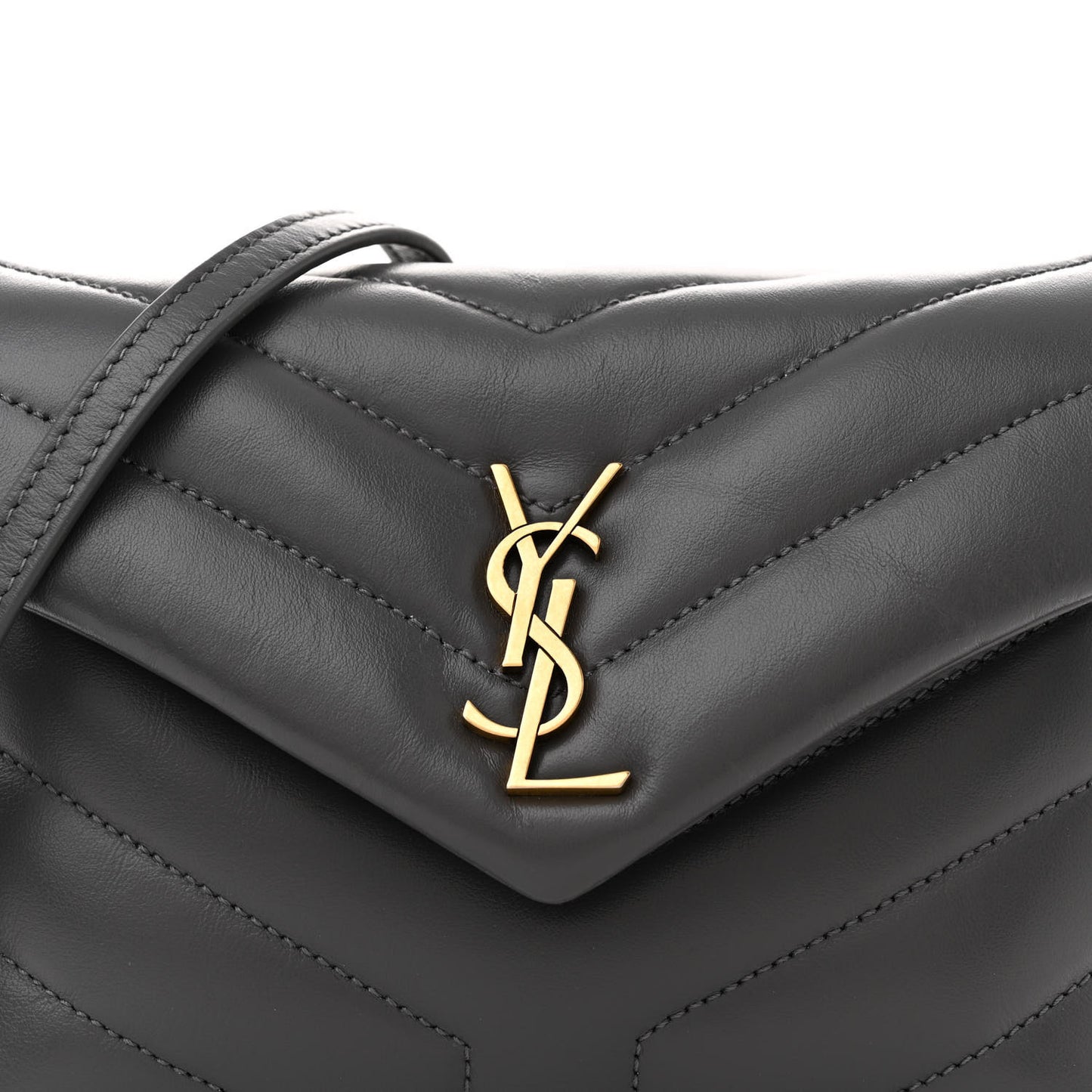 Calfskin Y Quilted Monogram Toy Loulou Crossbody Bag Storm
