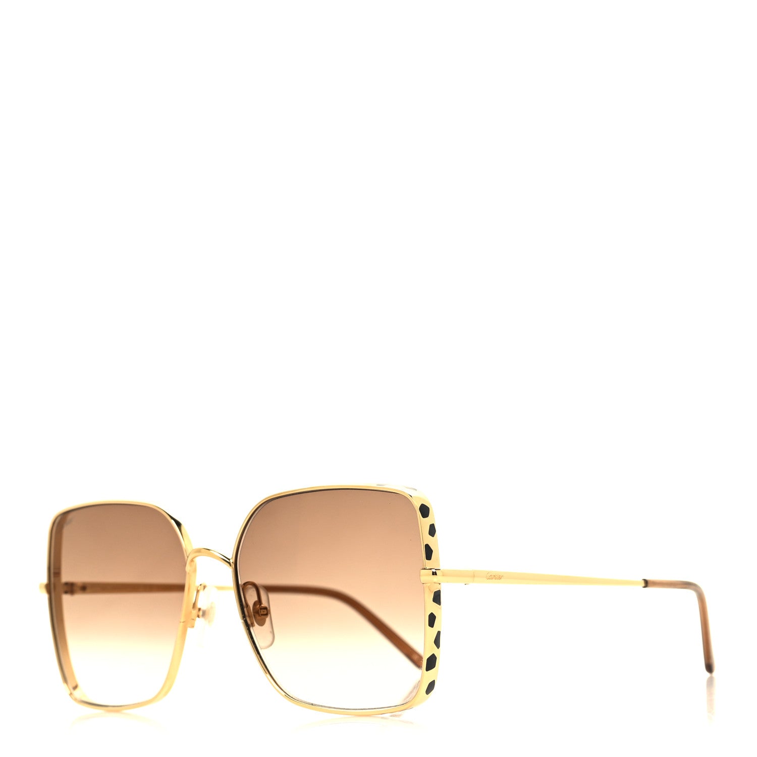 Cartier Panthere de Cartier Sunglasses CT0299S Gold Black 1 of 8