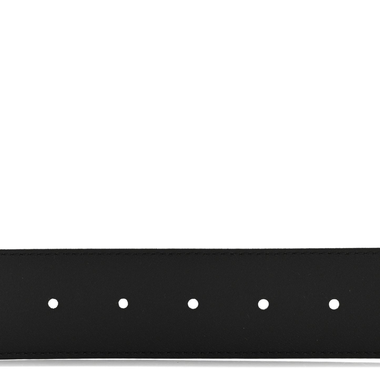 Azalea Calfskin Enamel Monochrome Double G 40mm Belt 85 34 Black