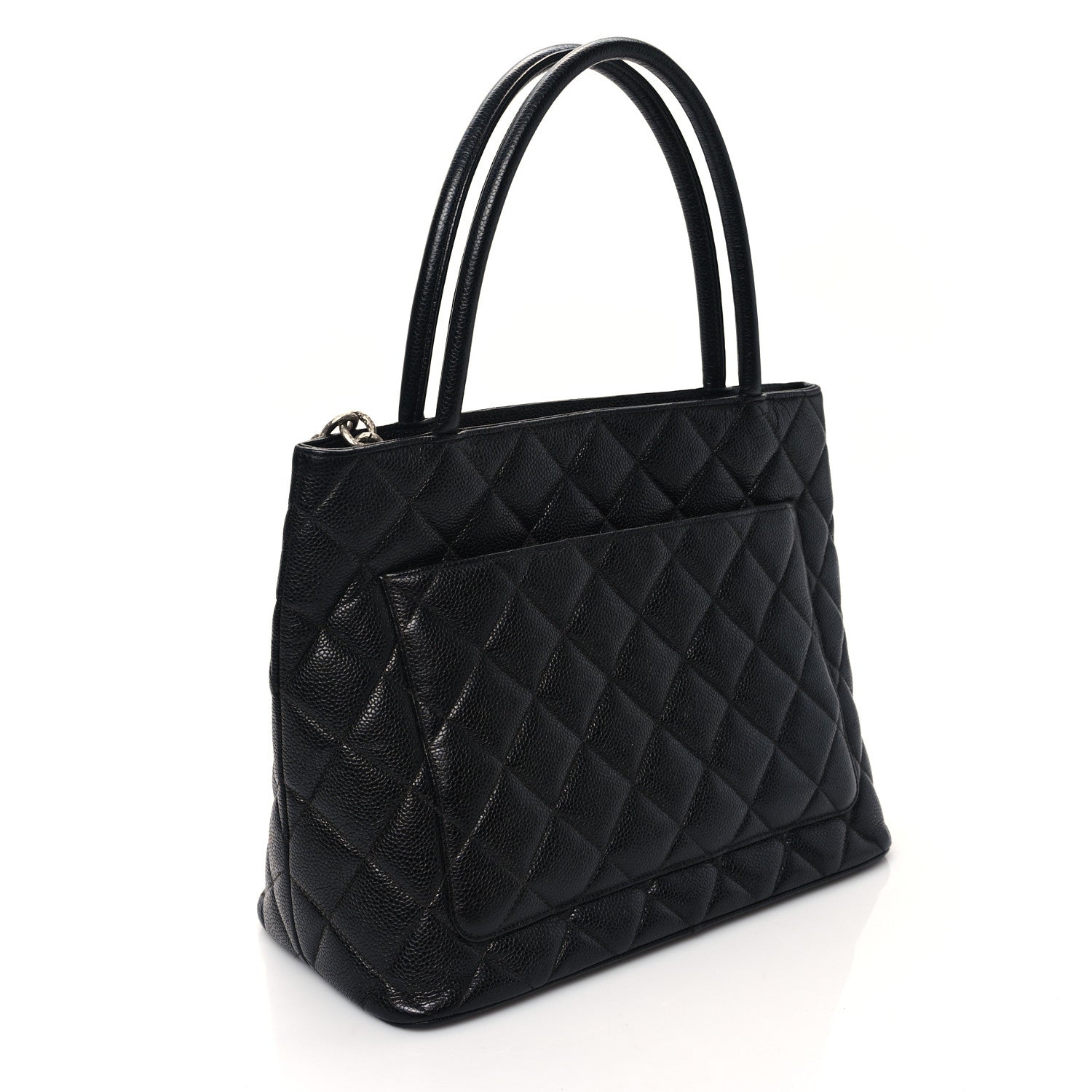 Chanel Caviar Quilted Medallion Tote Black 3 of 10
