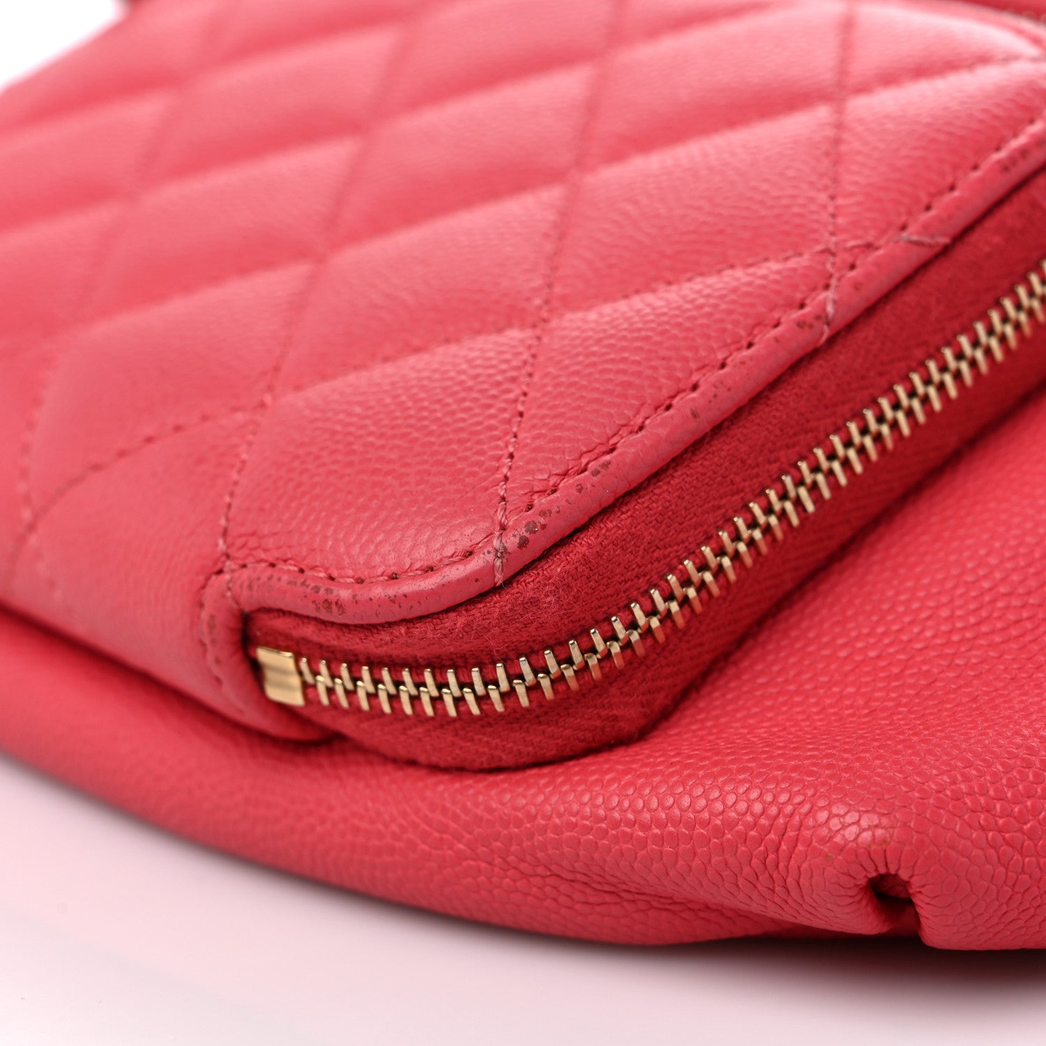 Chanel Caviar Quilted Business Affinity Waist Belt Bag Pink 9 of 13
