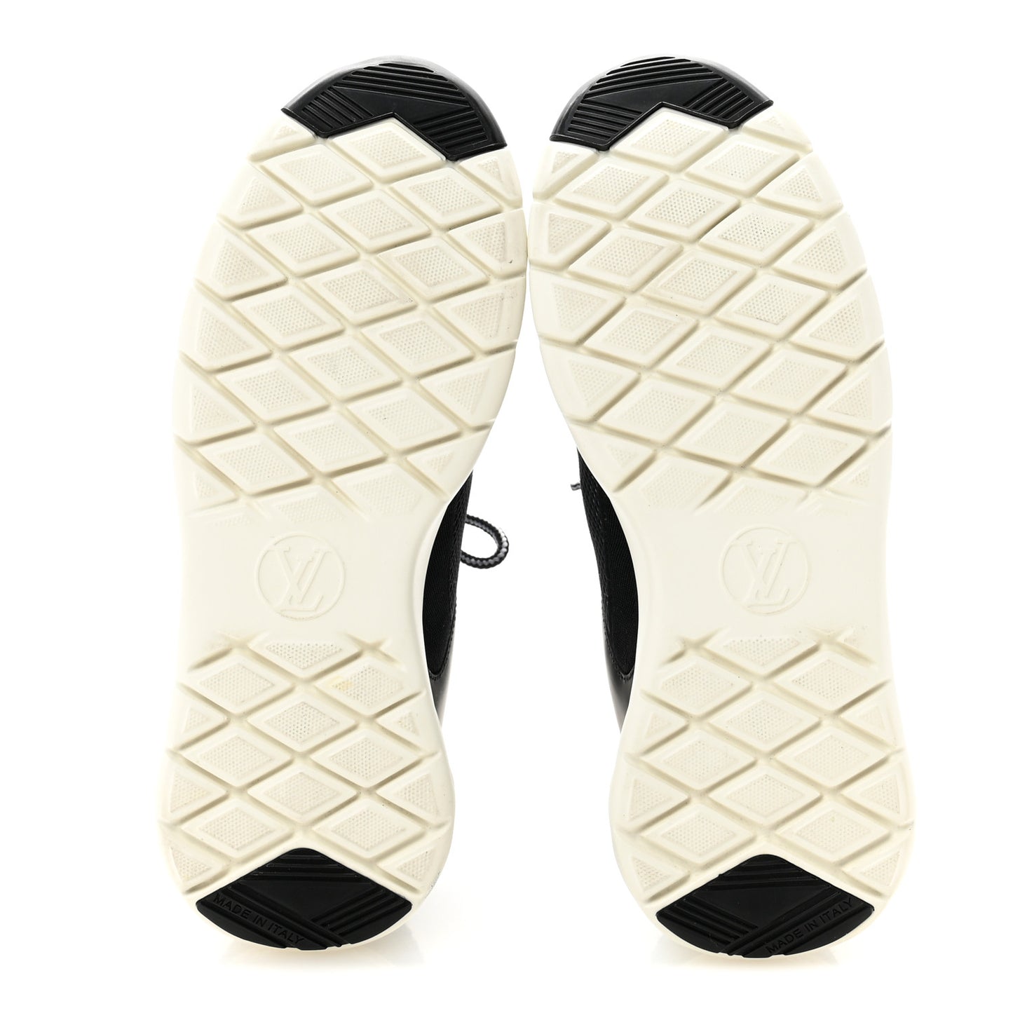Technical Nylon Monogram Rubber Aftergame Sneakers 36 Black