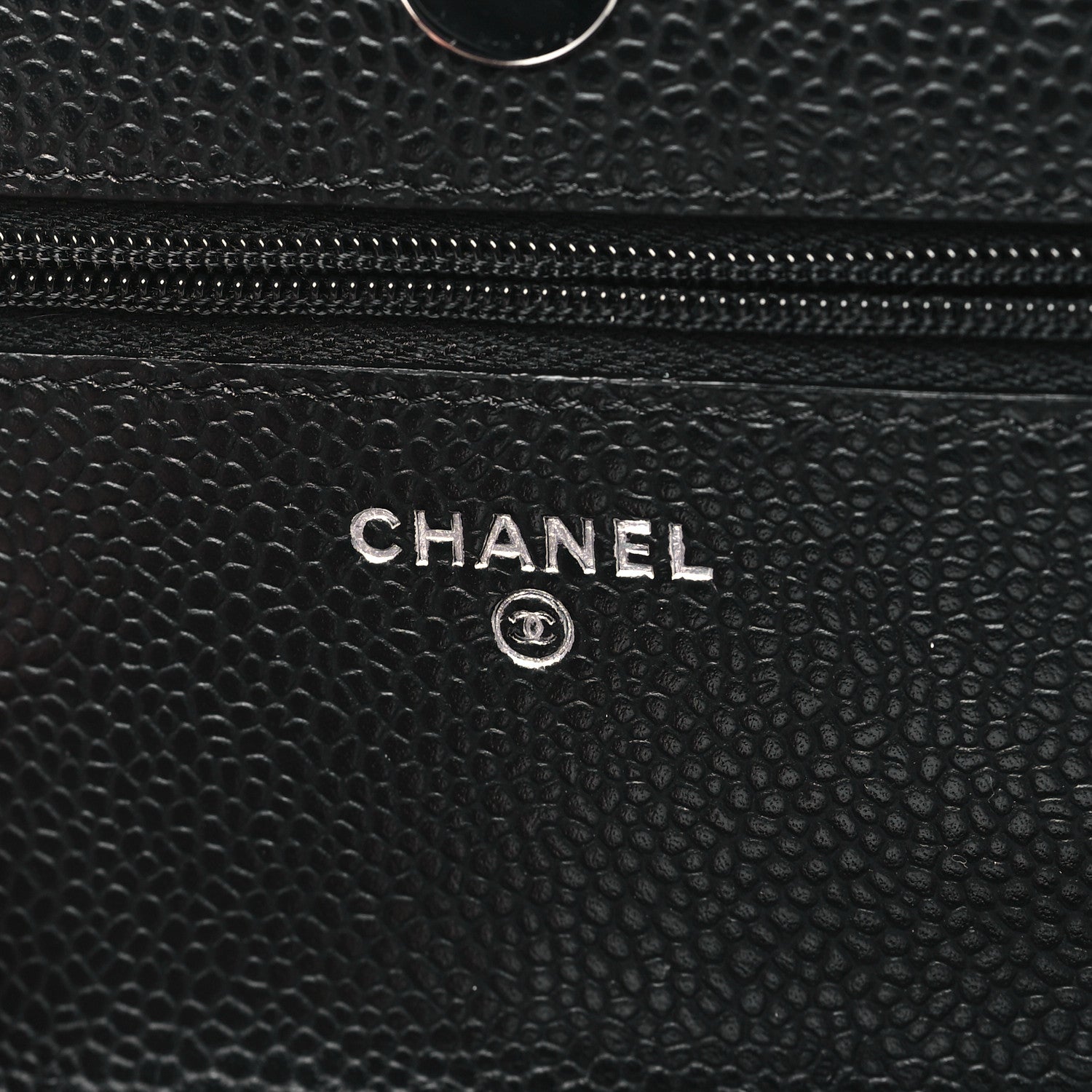 Chanel Caviar Quilted Wallet on Chain WOC Black 6 of 12