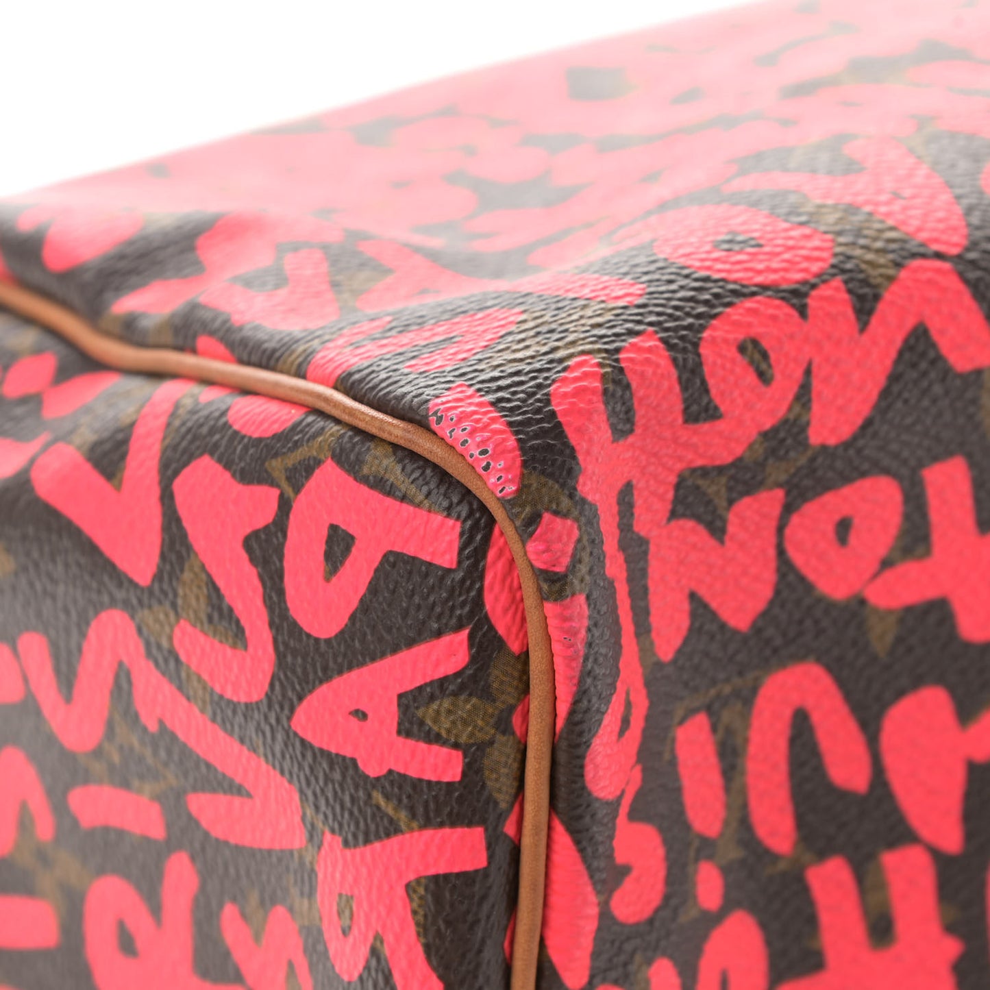 Monogram Graffiti Speedy 30 Fuchsia