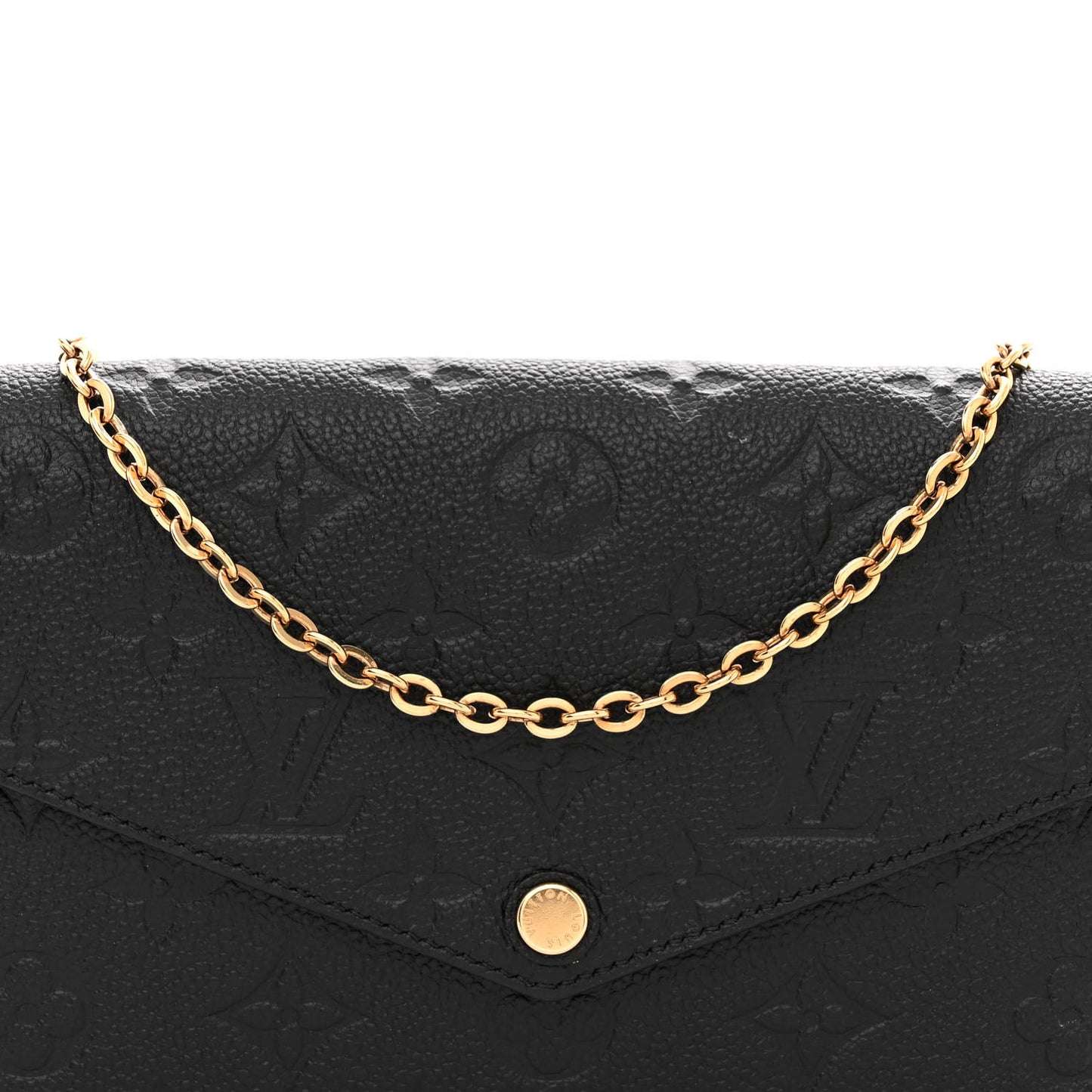 Empreinte Pochette Felicie Chain Wallet Black