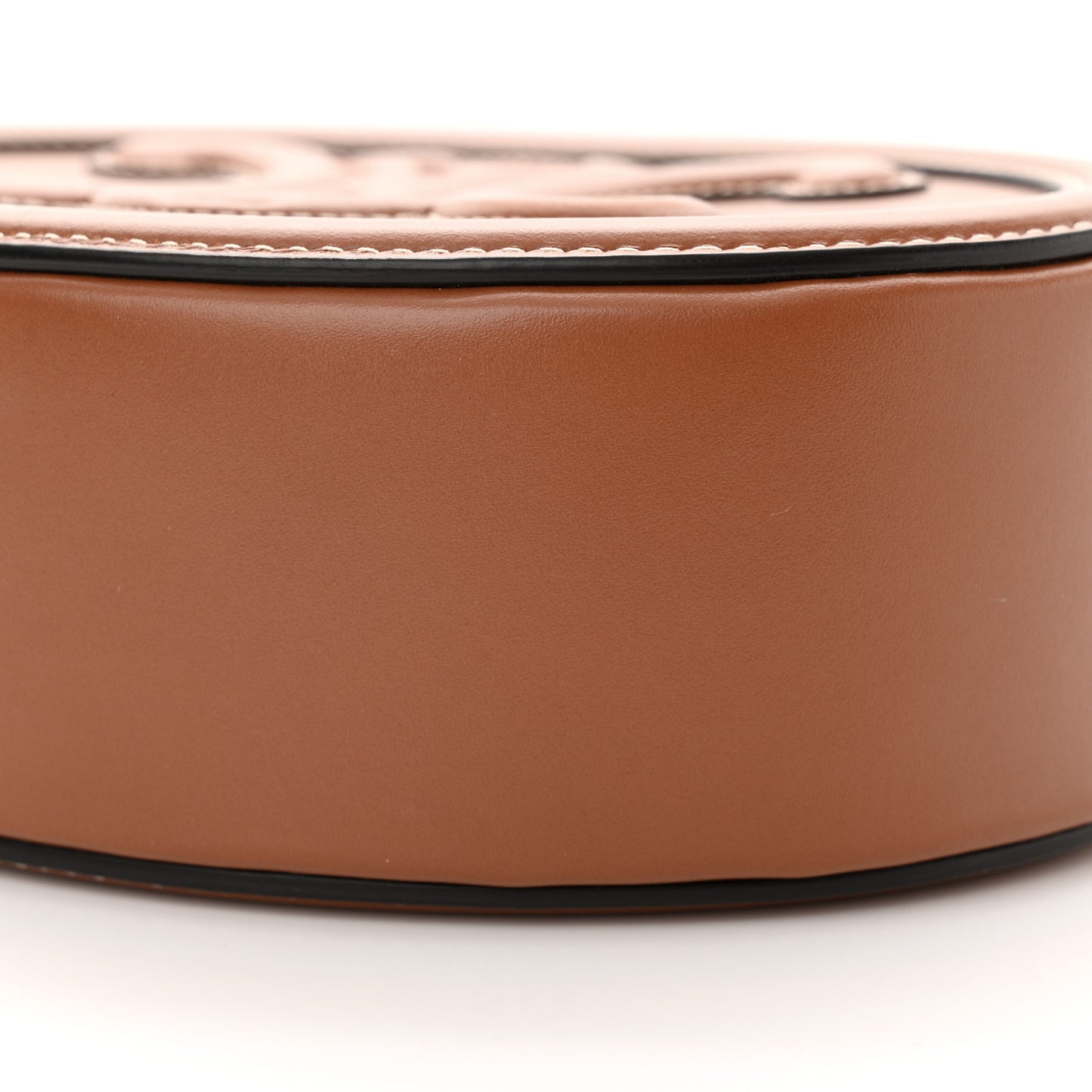 Smooth Calfskin Cuir Triomphe Oval Bag Tan