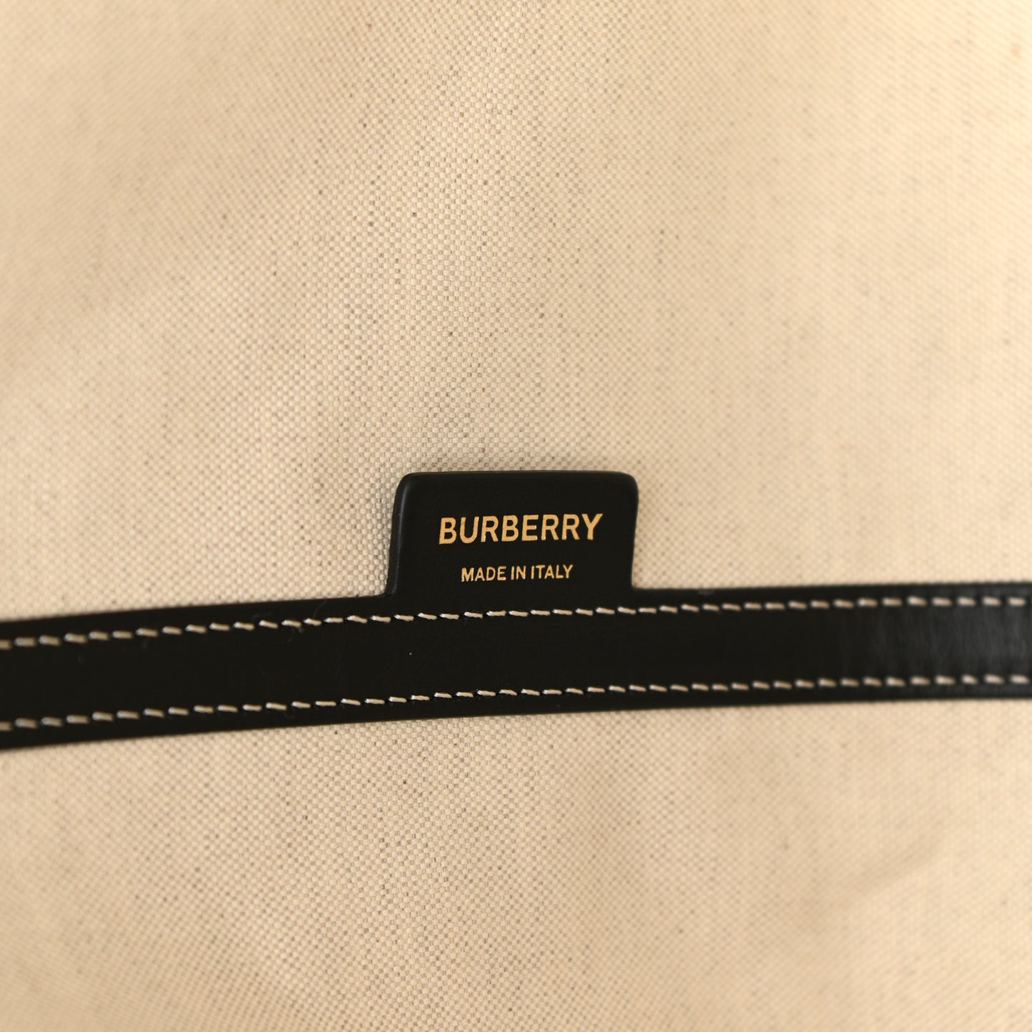 E Canvas Calfskin Summer Tote Graphite