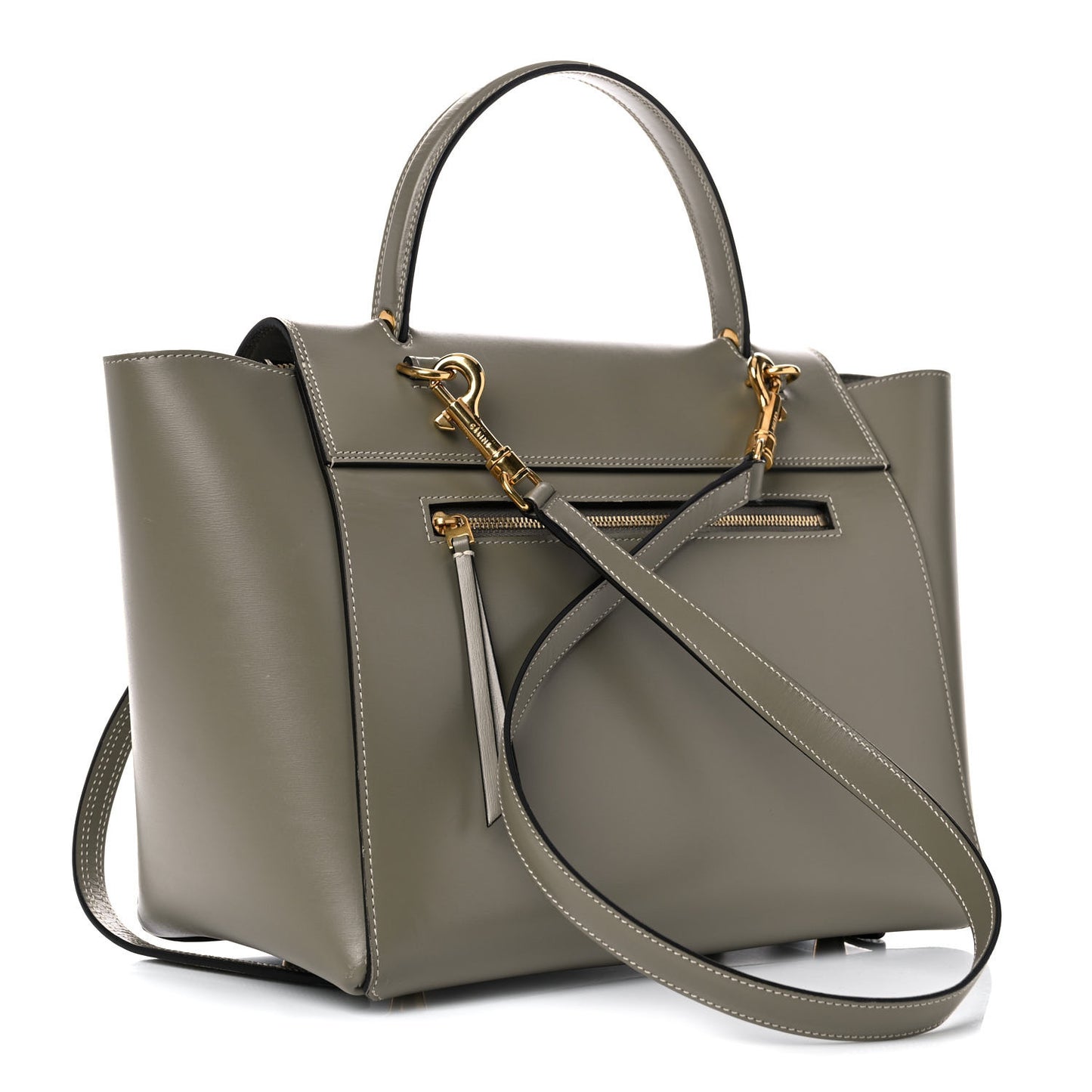 Smooth Calfskin Mini Belt Bag Army Green