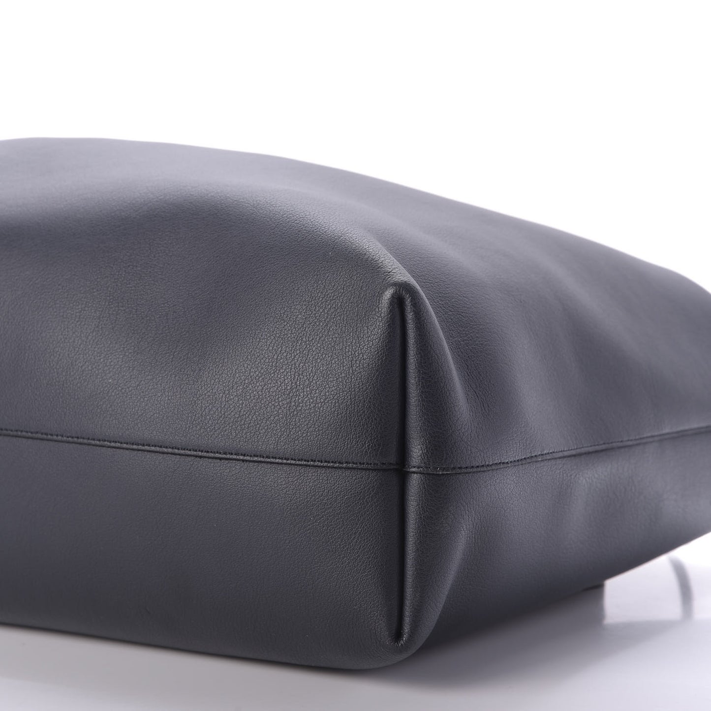 Calfskin Large Shopping Tote Black
