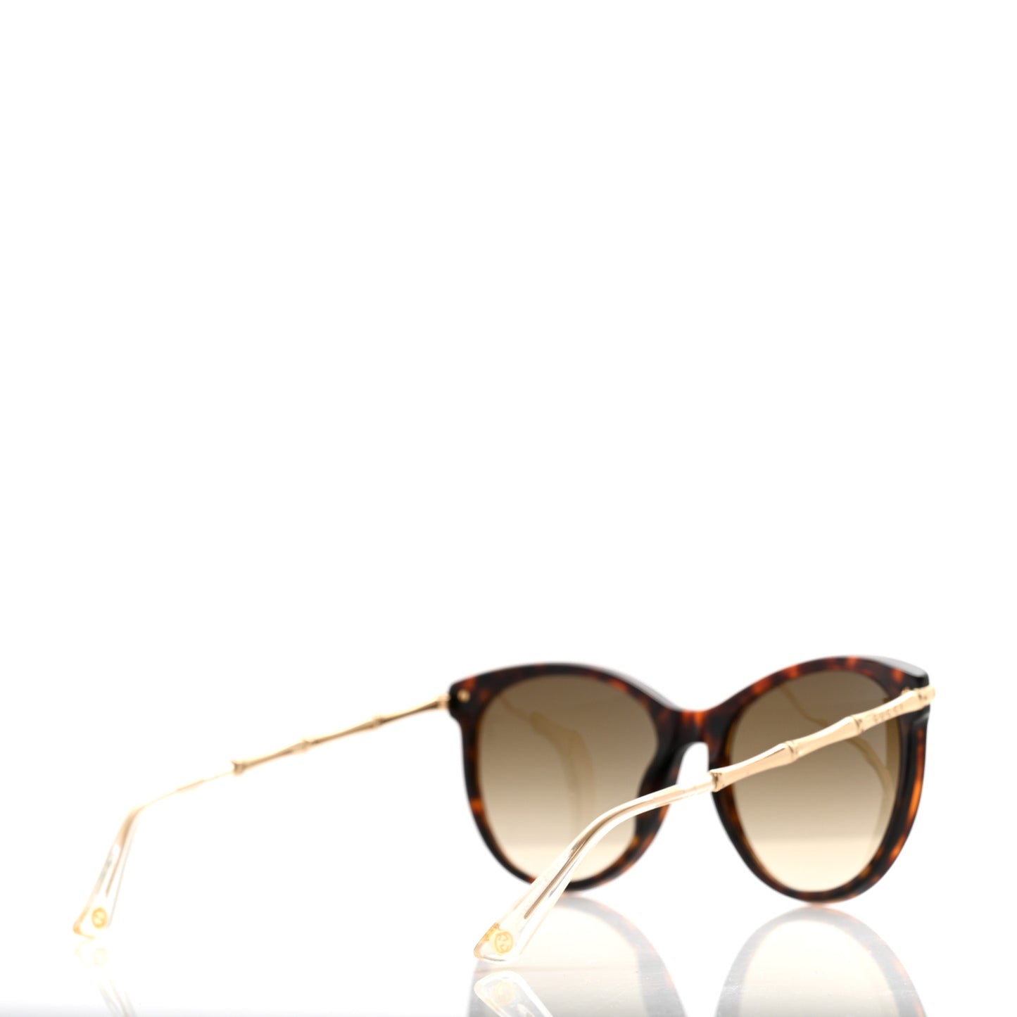 Bamboo Cat Eye Sunglasses GG3771/S Tortoise