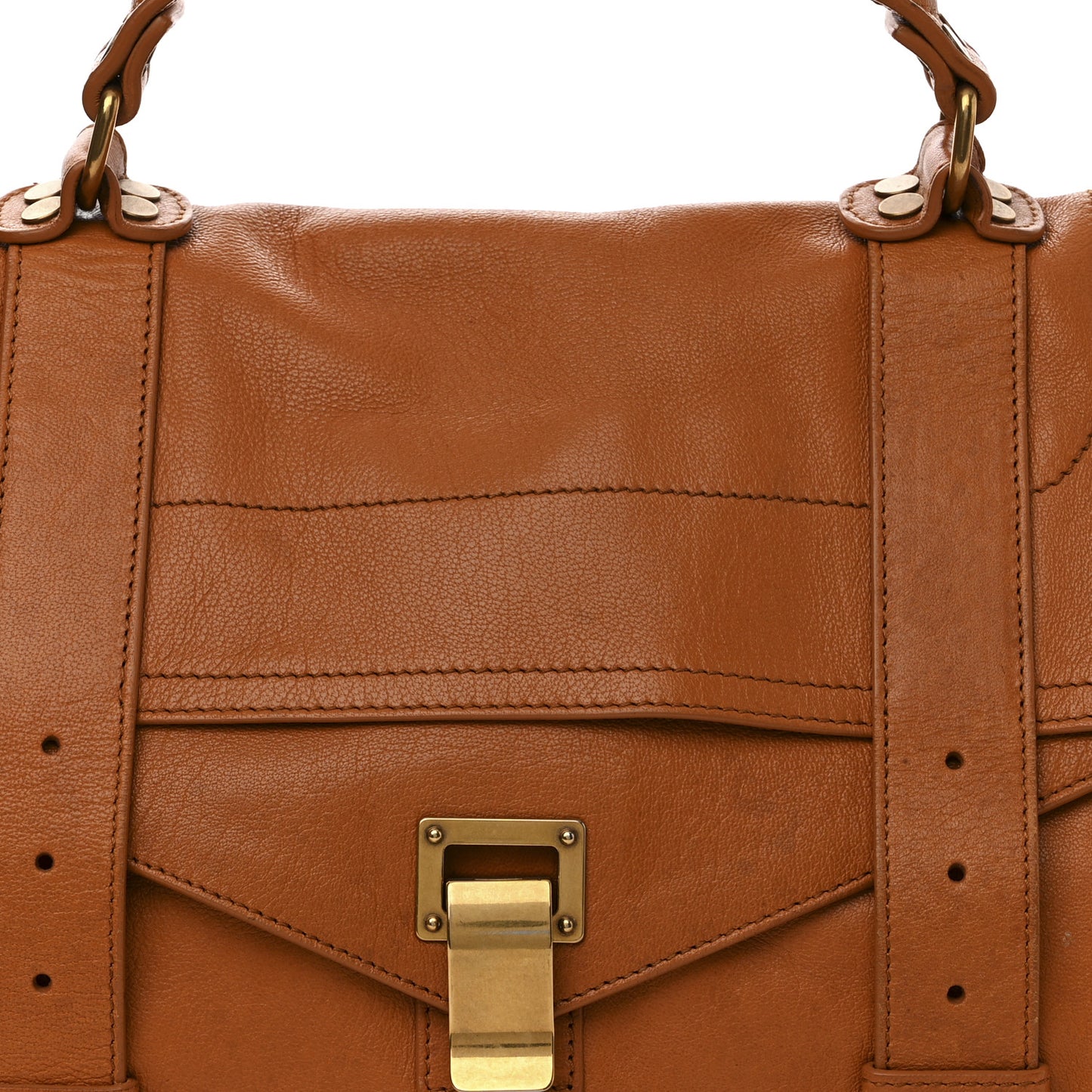 Lambskin Medium PS1 Satchel Dune