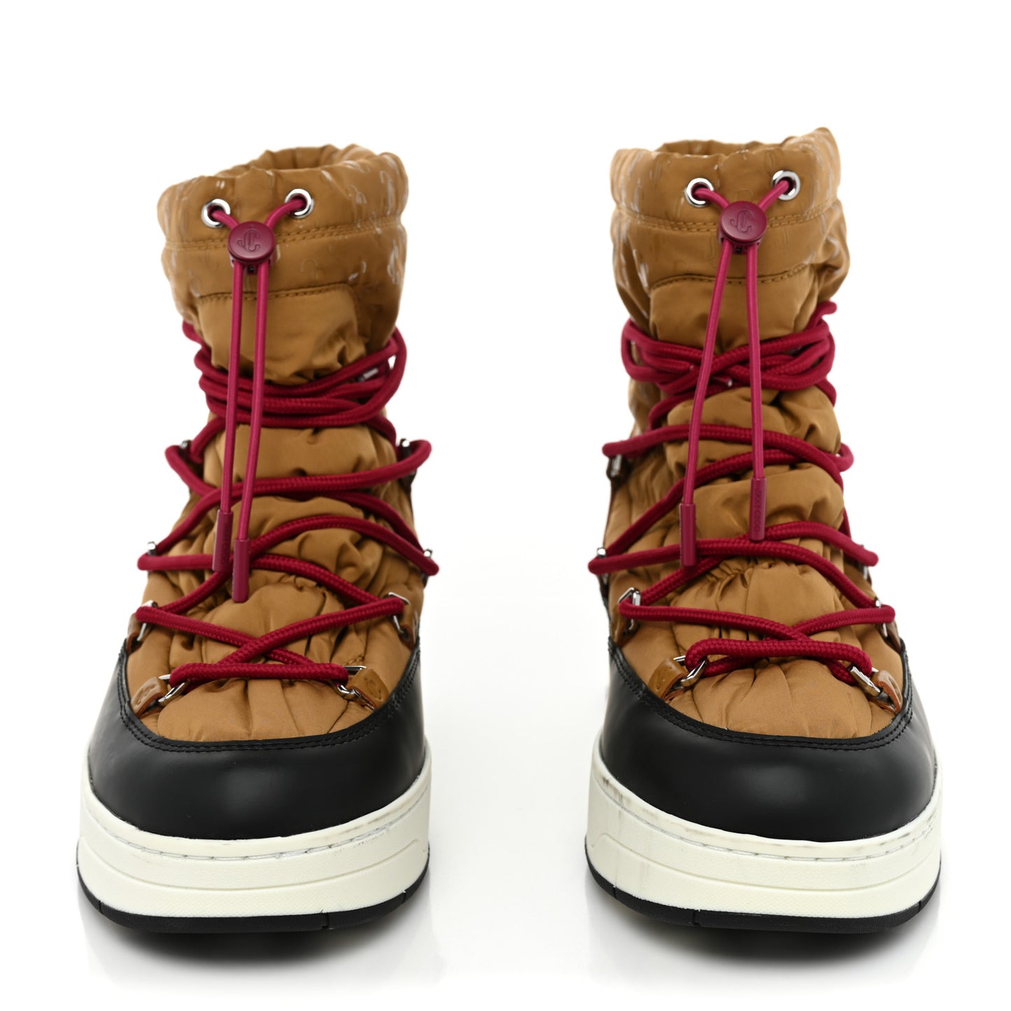 Nylon Quilted Wanaka Ankle Boots 40 Camel Black