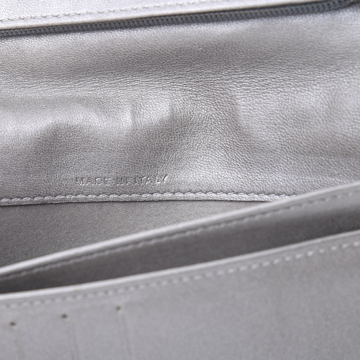 Chanel Lambskin Camellia Embossed Yen Wallet Black 7 of 11