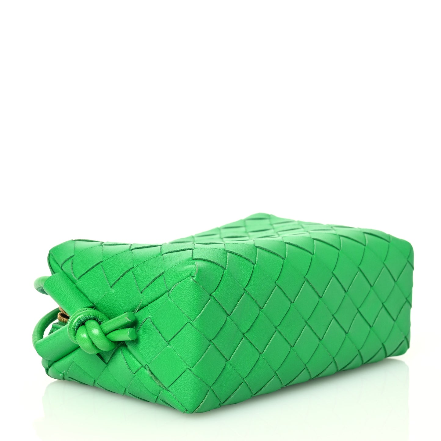 Nappa Intrecciato Mini Loop Camera Bag Parakeet