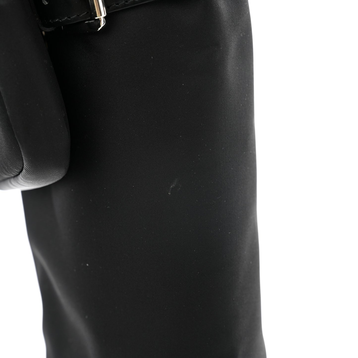Spazzolato Rois Re-Nylon Metal Triangle Logo Monolith Pouch Pocket 55mm Tall Boots 37 Black