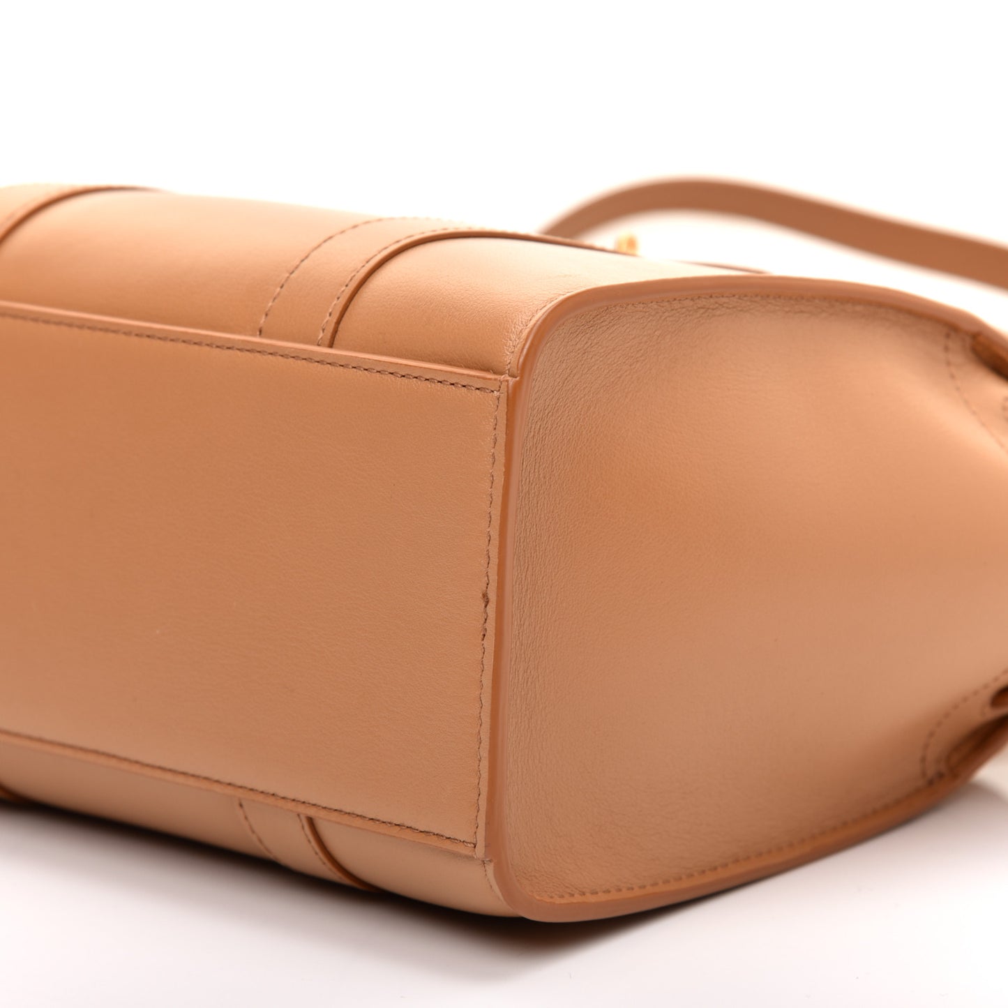 Silky Calfskin Small Bayswater Zip Tote Golden Yellow