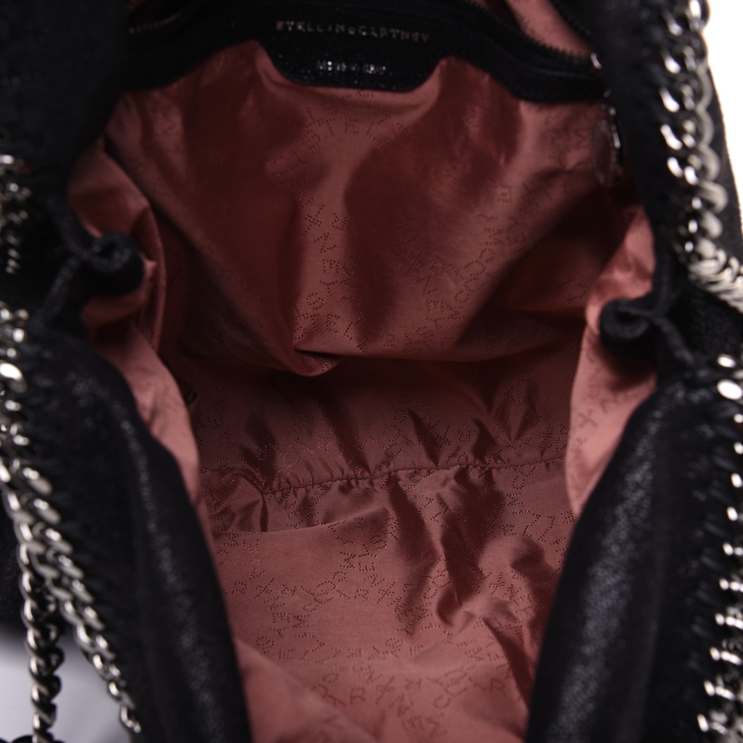 Shaggy Deer Falabella Fold Over Tote Black