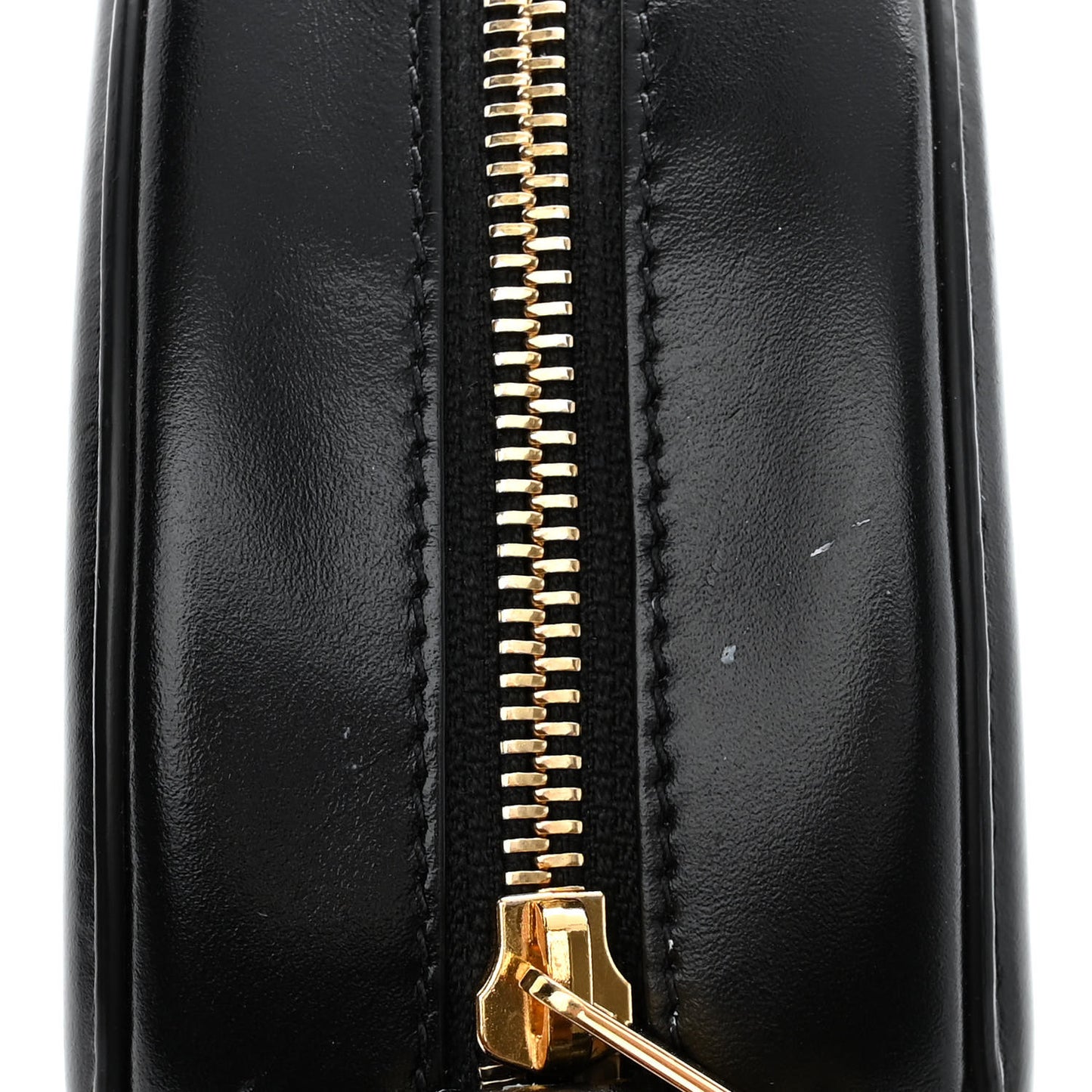 Smooth Calfskin Cuir Triomphe Oval Bag Black