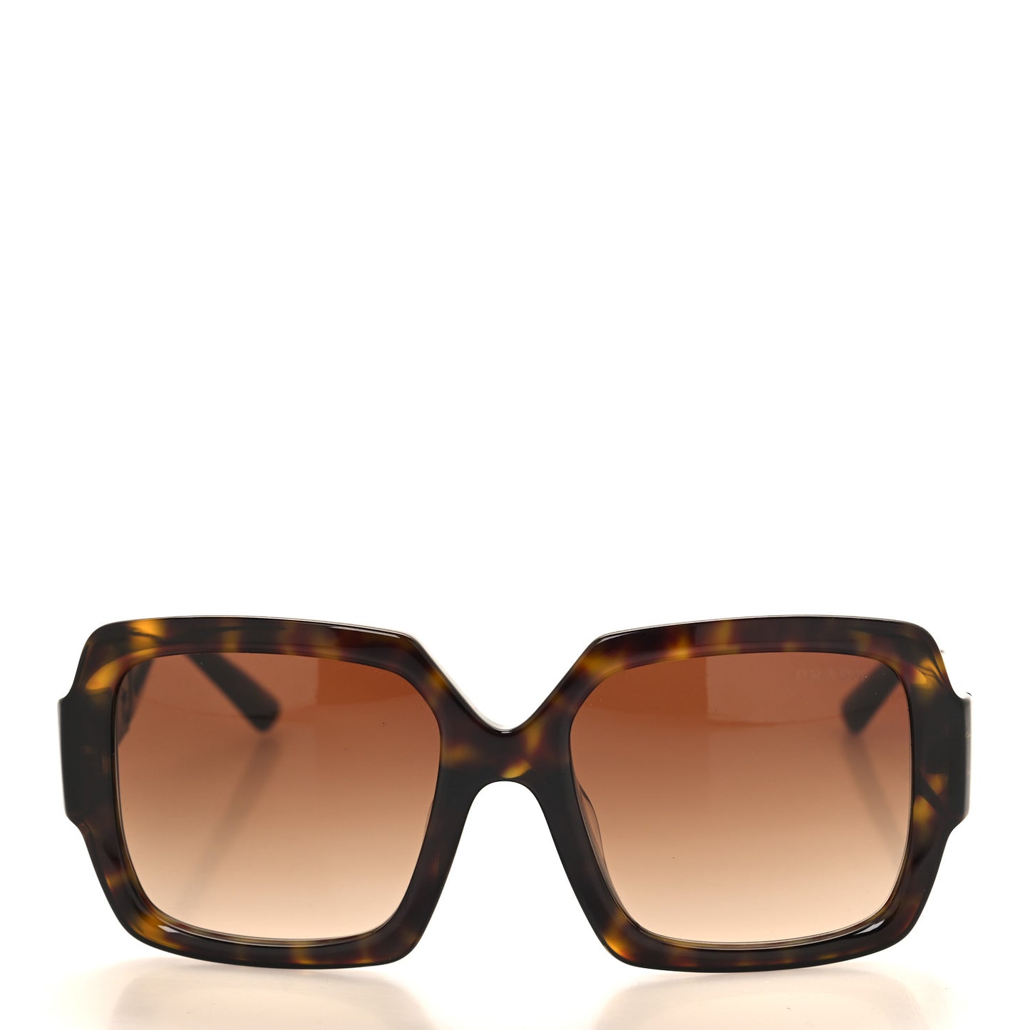 Oversized Monochrome Sunglasses SPR 21X Black Tortoise