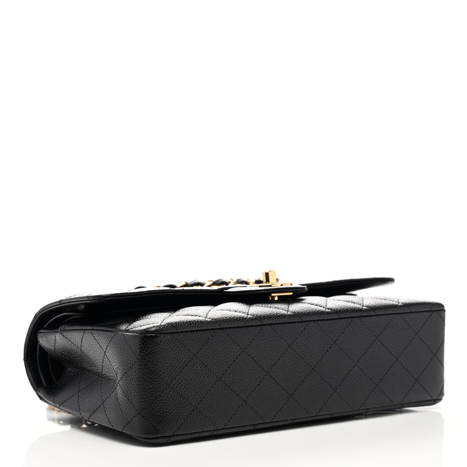 Chanel Caviar Quilted Medium Double Flap Black 4 of 10