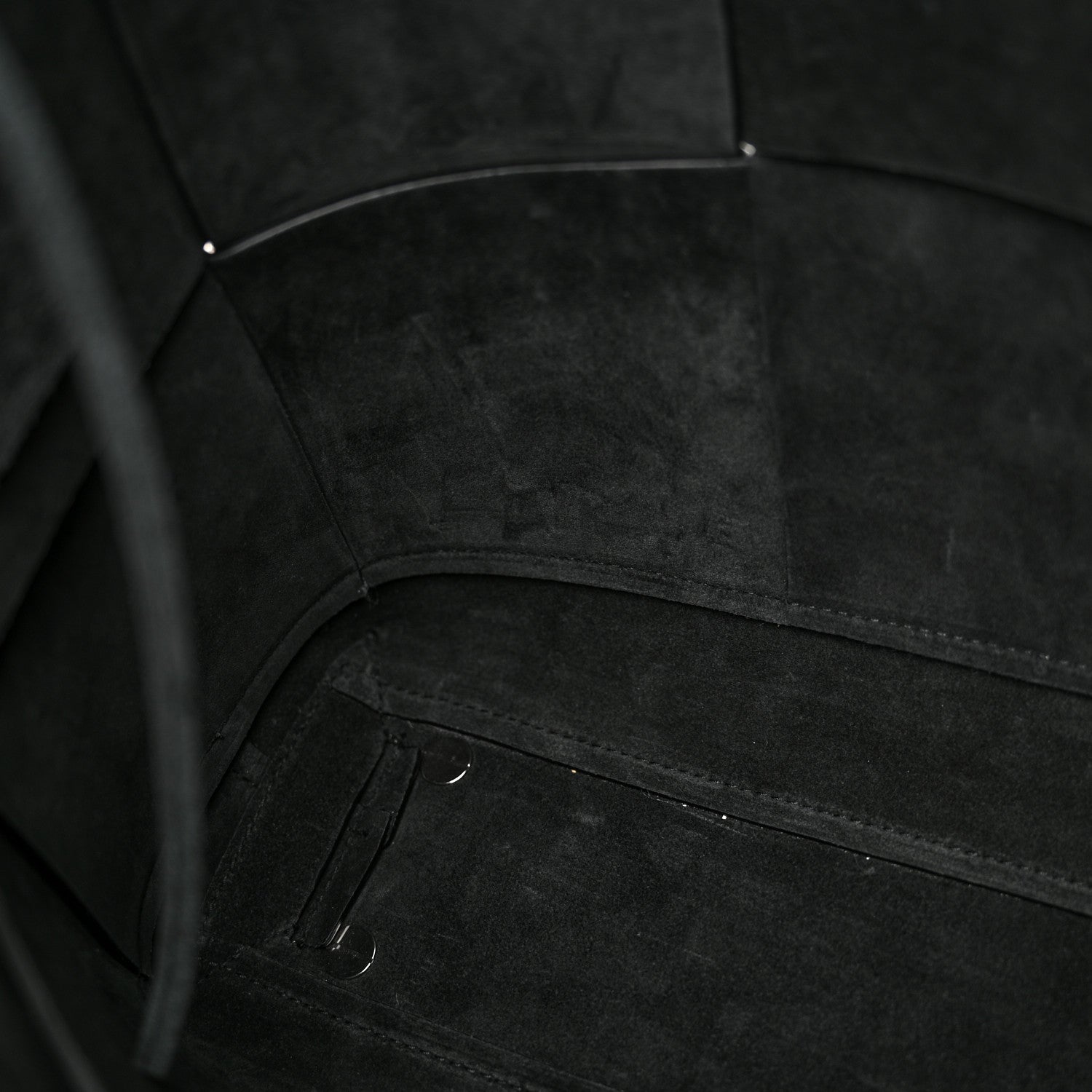 Bottega Veneta French Calfskin Maxi Intrecciato Large Vertical Arco Tote Black 11 of 12