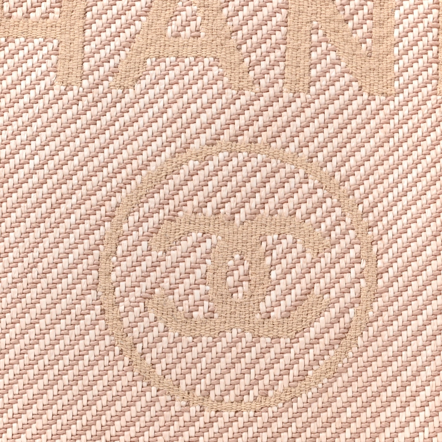 Mixed Fibers Calfskin Medium Deauville Tote Light Pink