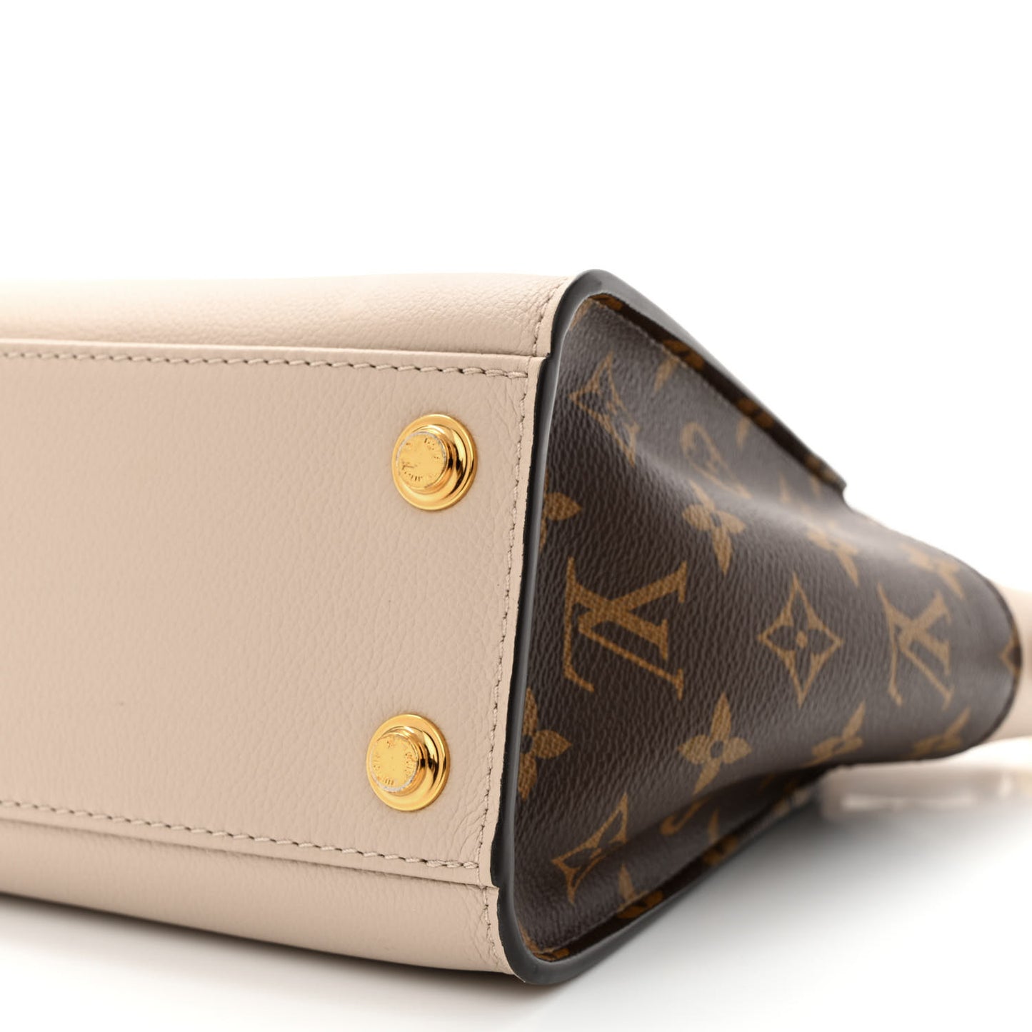 Calfskin Monogram On My Side PM Greige