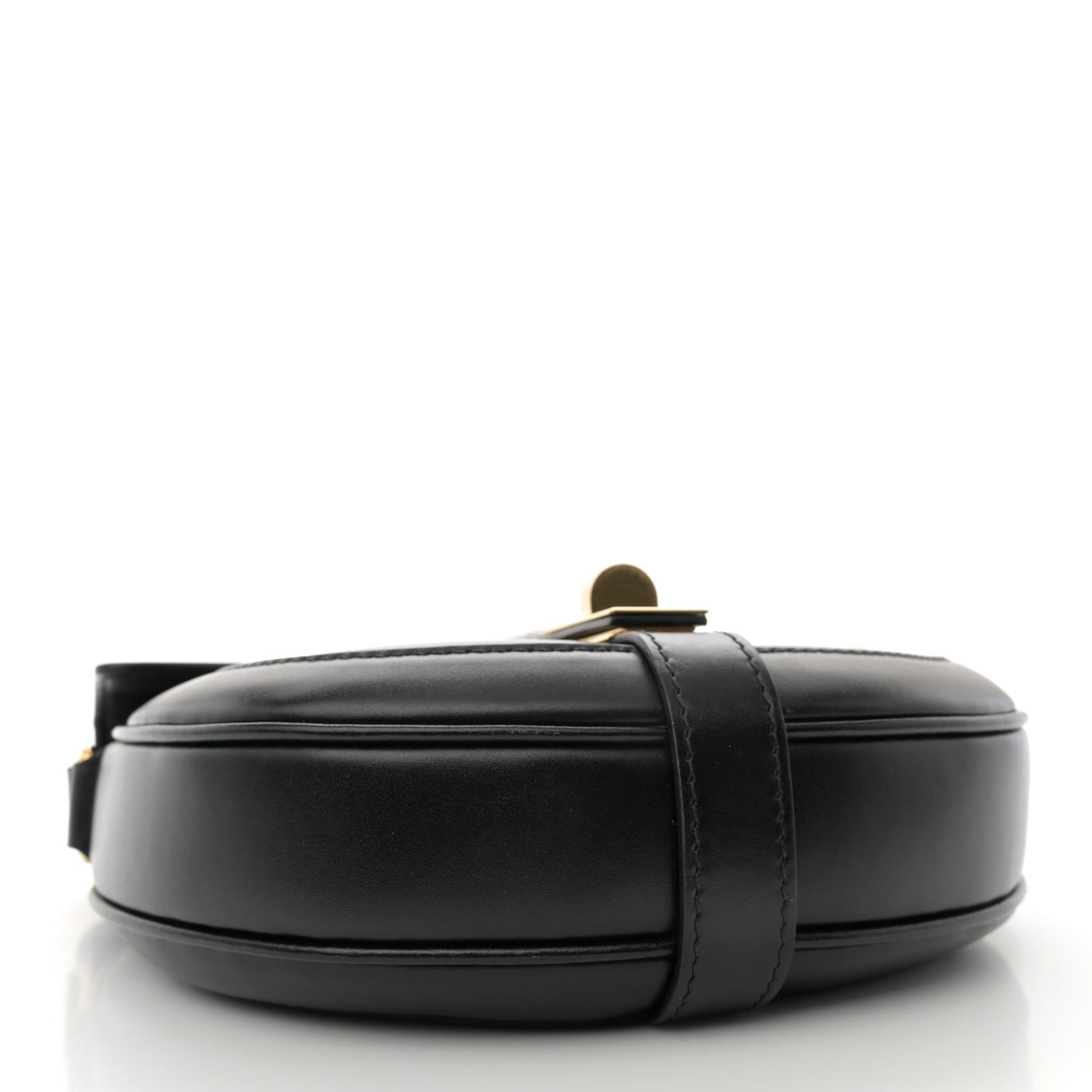 Satinated Calfskin Besace Small 16 Black