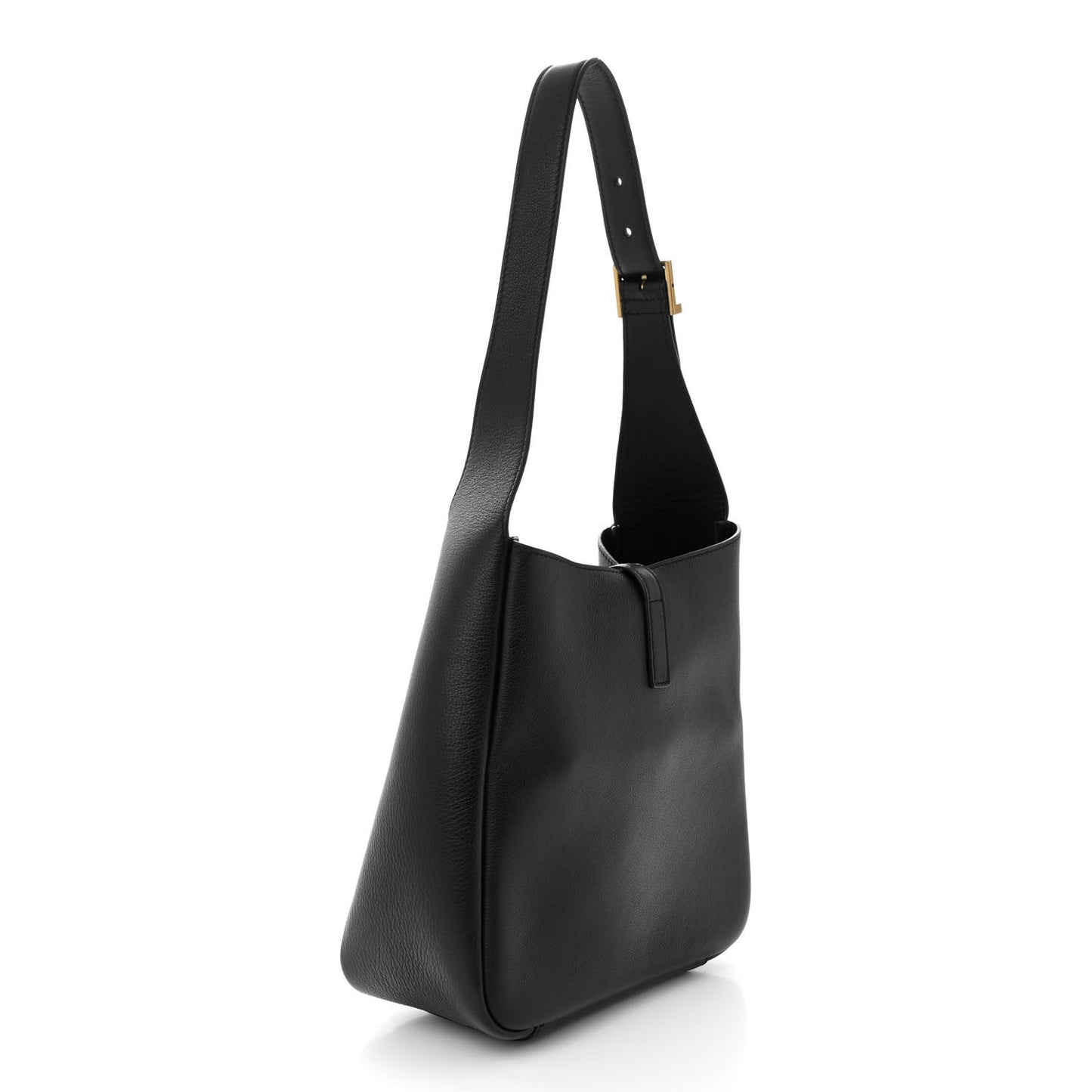 Smooth Calfskin Small Le 5 A 7 Soft Hobo Black