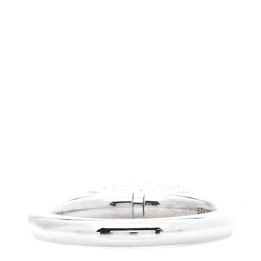 Tiffany Sterling Silver Return to Tiffany Heart Tag Ring 48 4.5 3 of 6