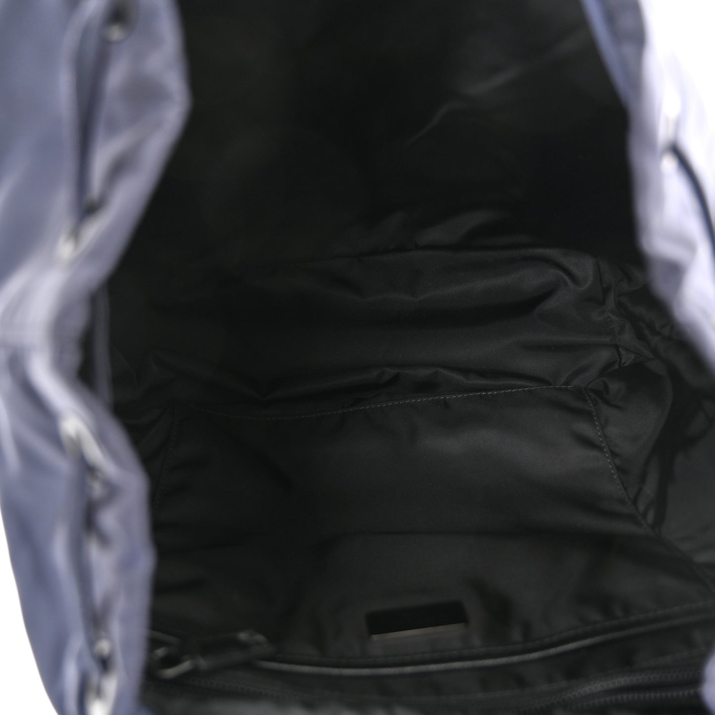Re-Nylon Saffiano Medium Backpack Bleuette
