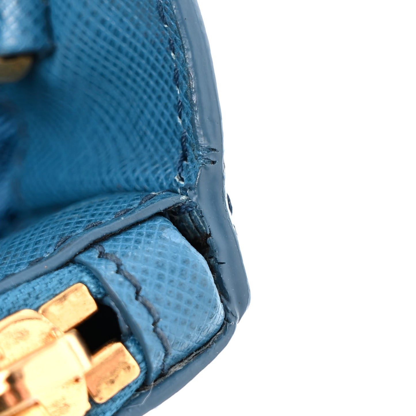 Saffiano Medium Galleria Double Zip Tote Cobalto
