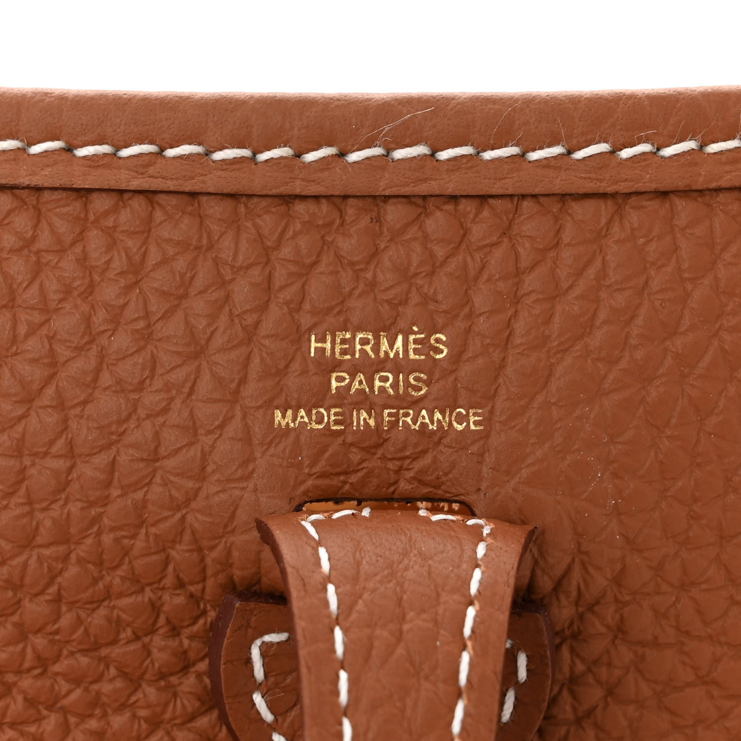 Hermes Taurillon Clemence Evelyne TPM Gold 6 of 11