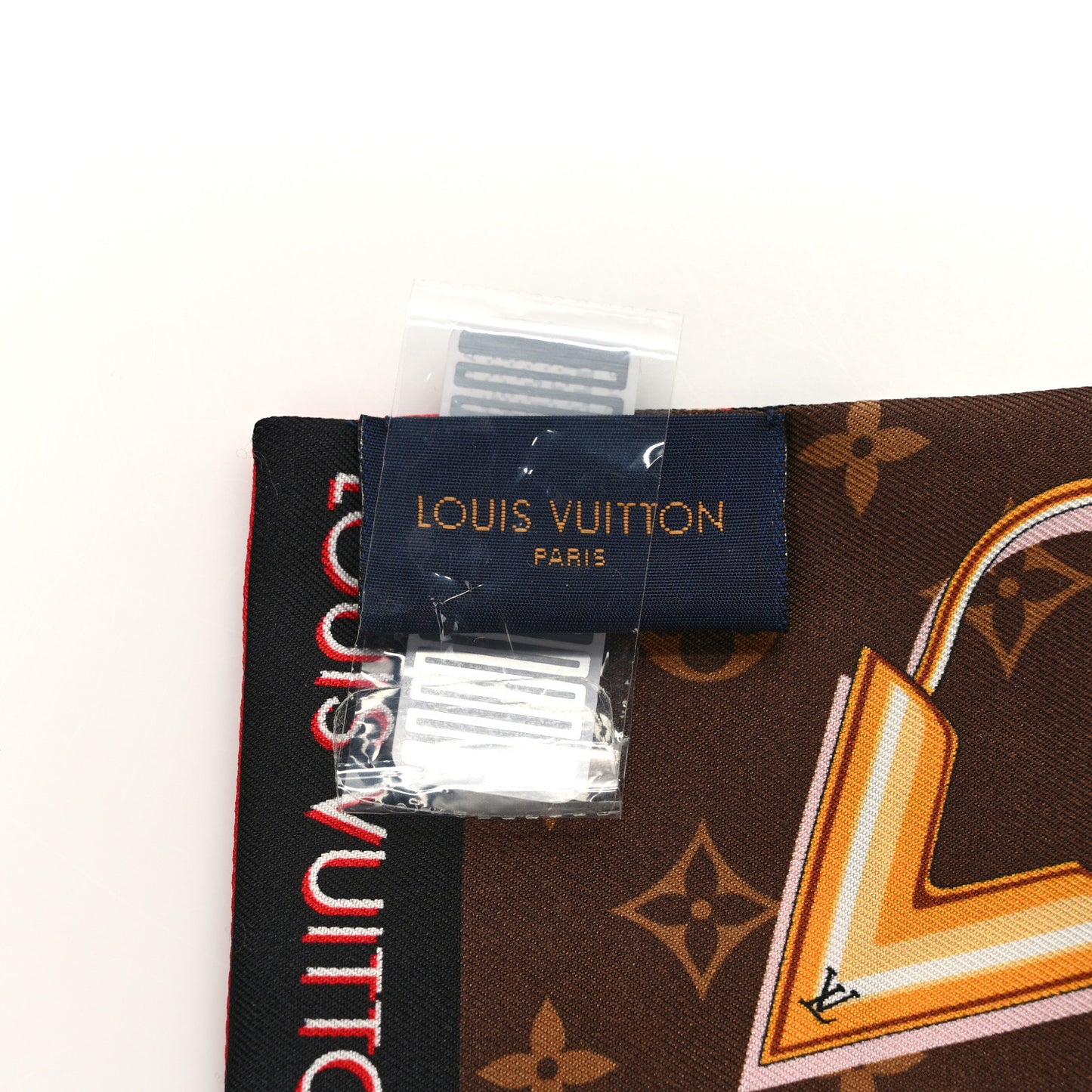 Silk Monogram Escale Perfect Match Bandeau Marron