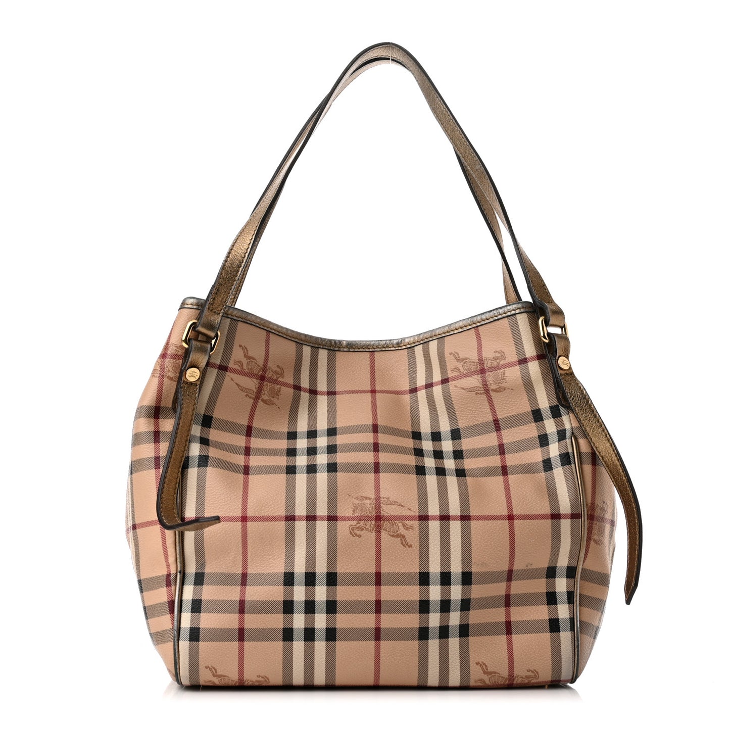 Haymarket Check Small Canterbury Tote Bronze