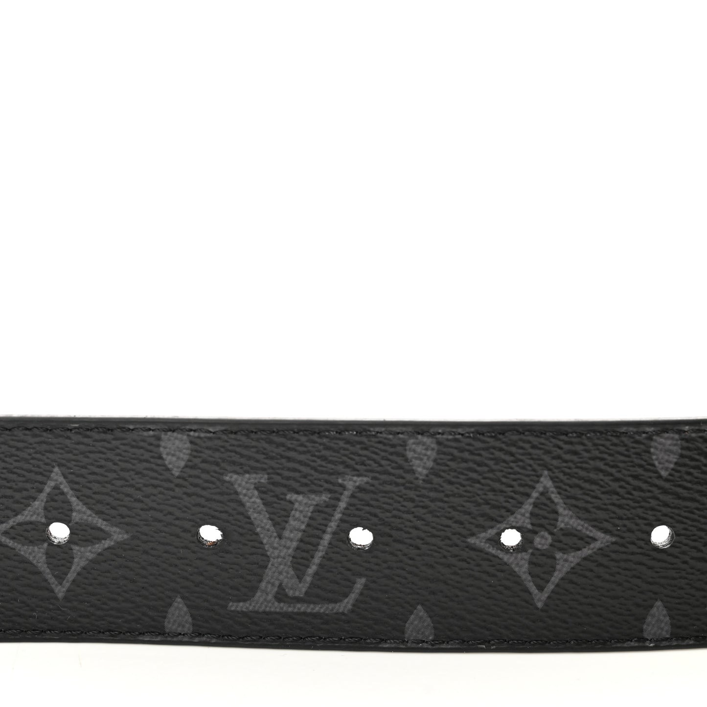 Monogram Eclipse 40mm LV Initiales Belt 90 36 Matte Black