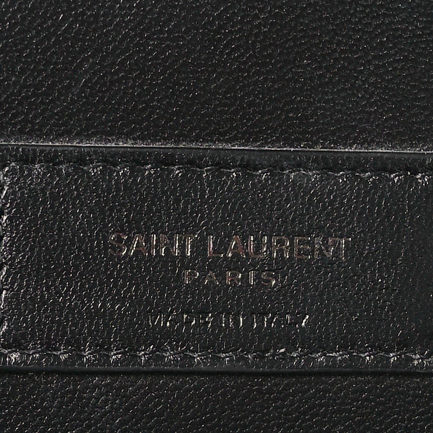 Grain De Poudre Medium West Hollywood Monogram Fold-Over Black