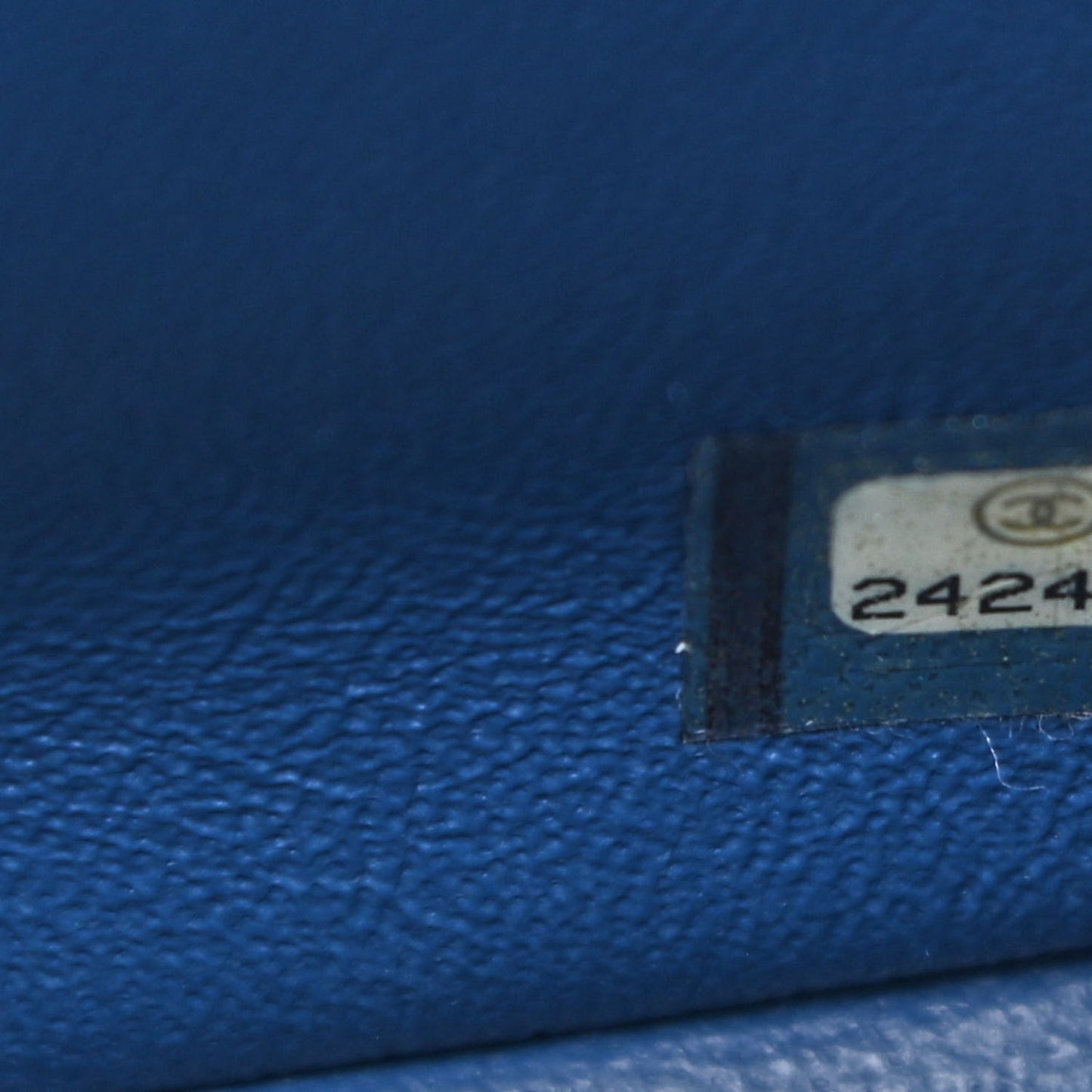 Lambskin Quilted Mini Square Flap Blue
